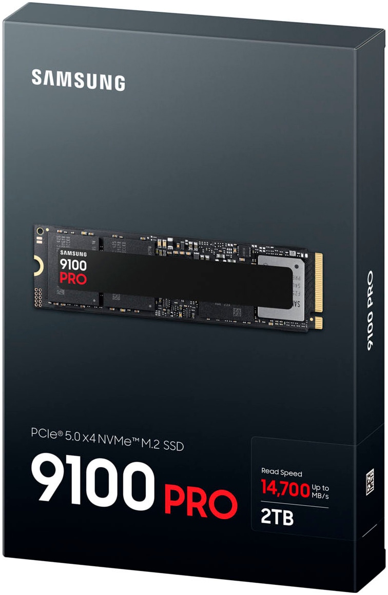 Samsung interne Gaming-SSD »9100 PRO 4TB«, 2,5 Zoll, Anschluss PCI Express 5.0