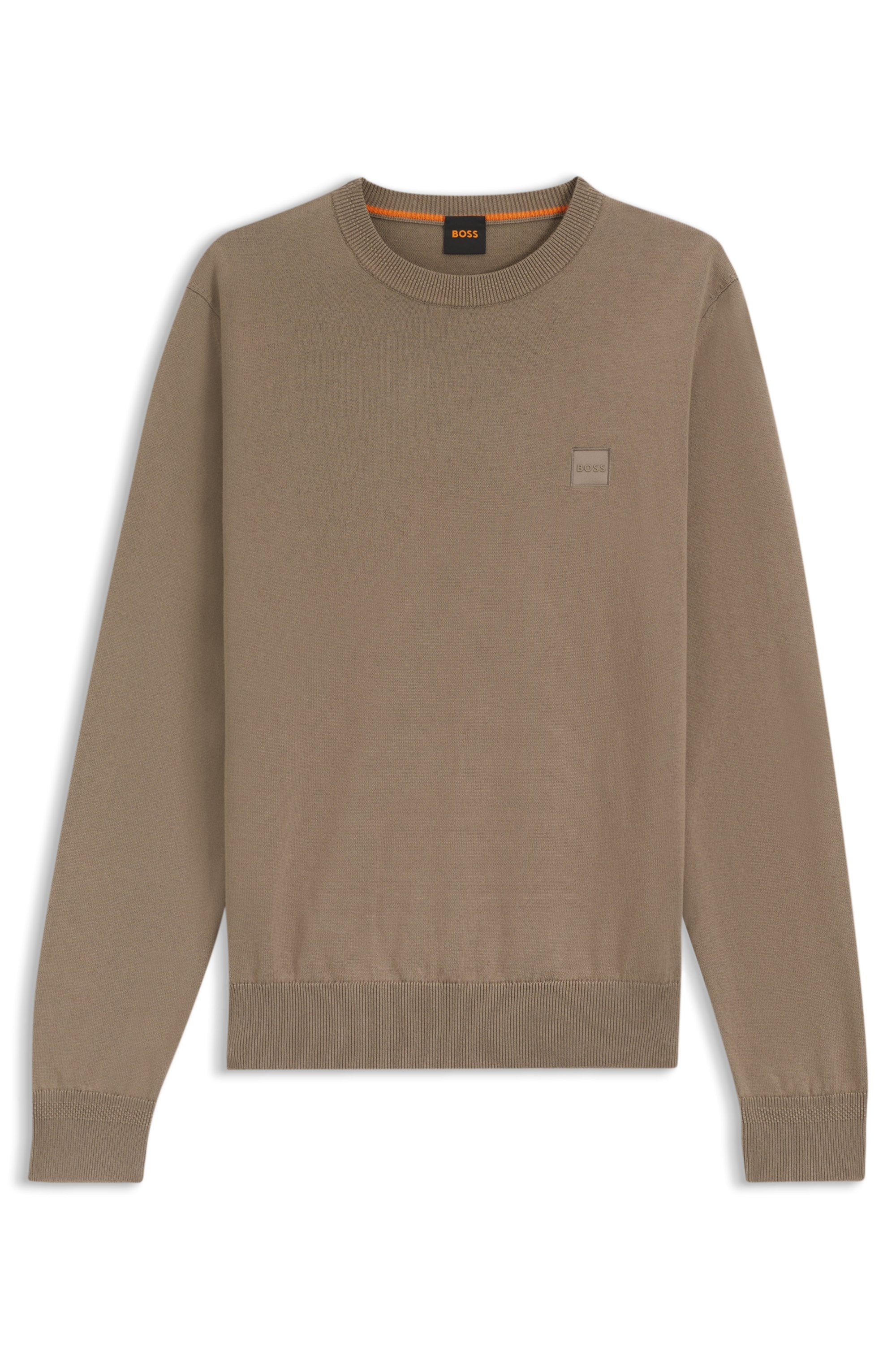 BOSS ORANGE Strickpullover »Kanovano«, mit Rundhalsausschnitt