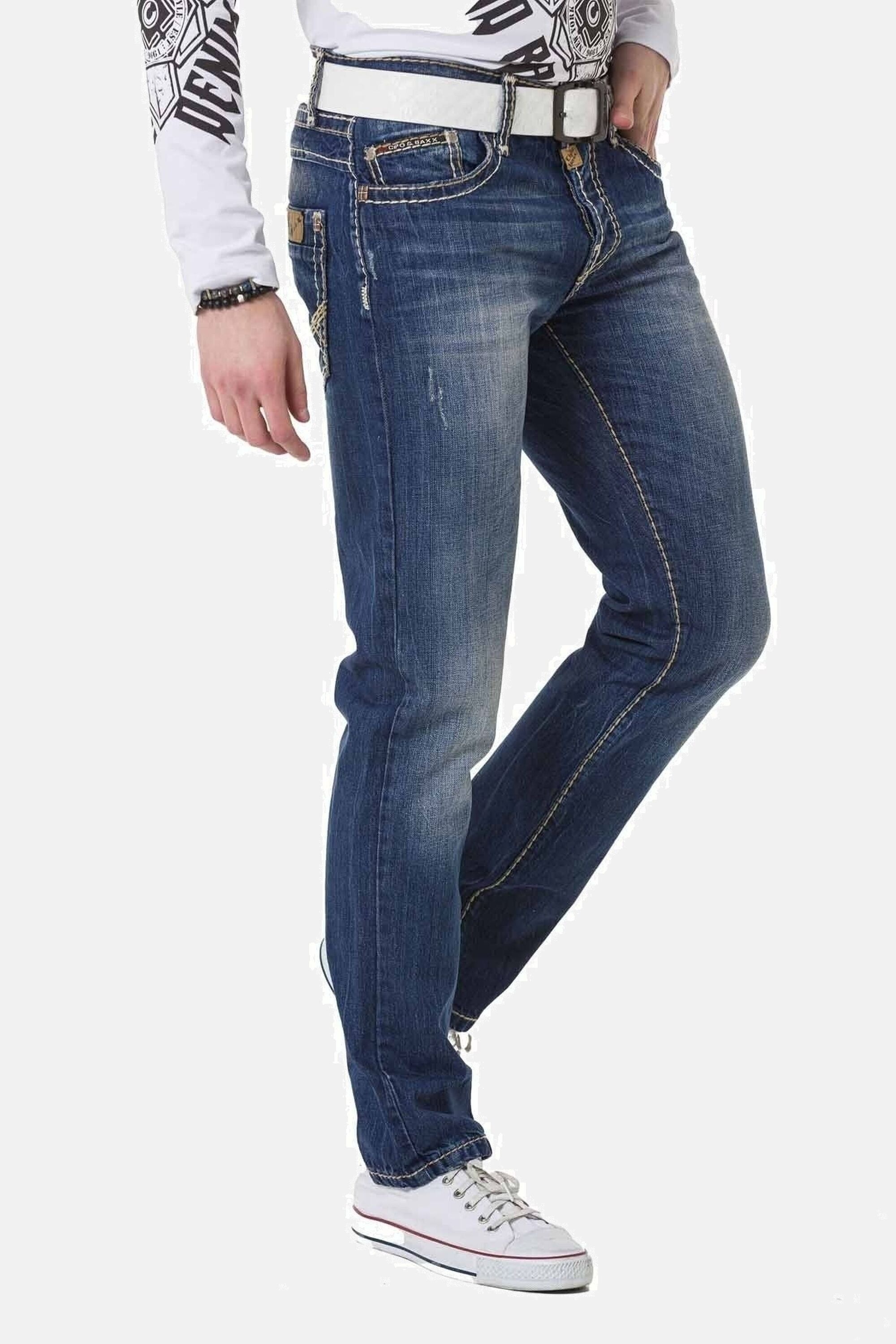 Cipo & Baxx 5-Pocket-Jeans »Jeans«, in Slim Fit, C-0688