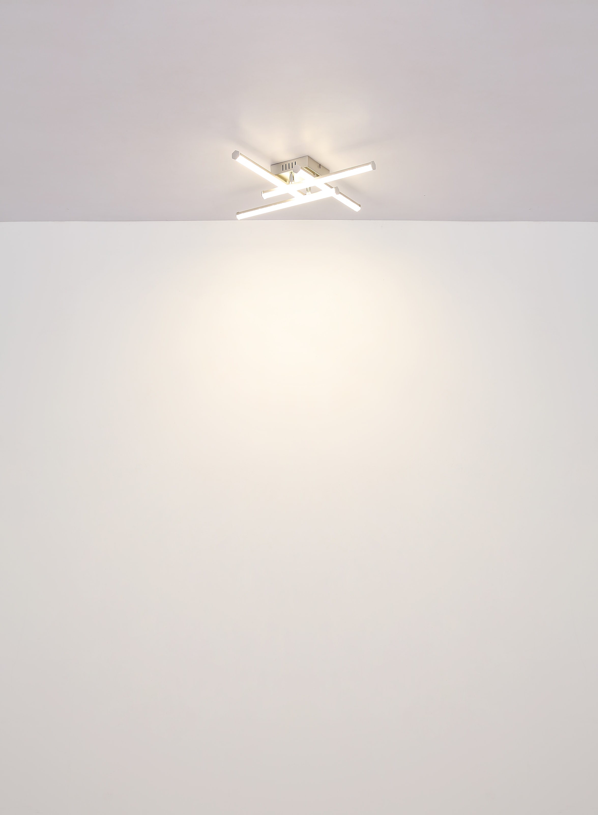 GLOBO LIGHTING LED Deckenleuchte »KIRINA«, Leuchtmittel LED-Modul | LED fest integriert, Deckenlampe/schwarz/Dreh-/Schwenkbar/3000K/opal