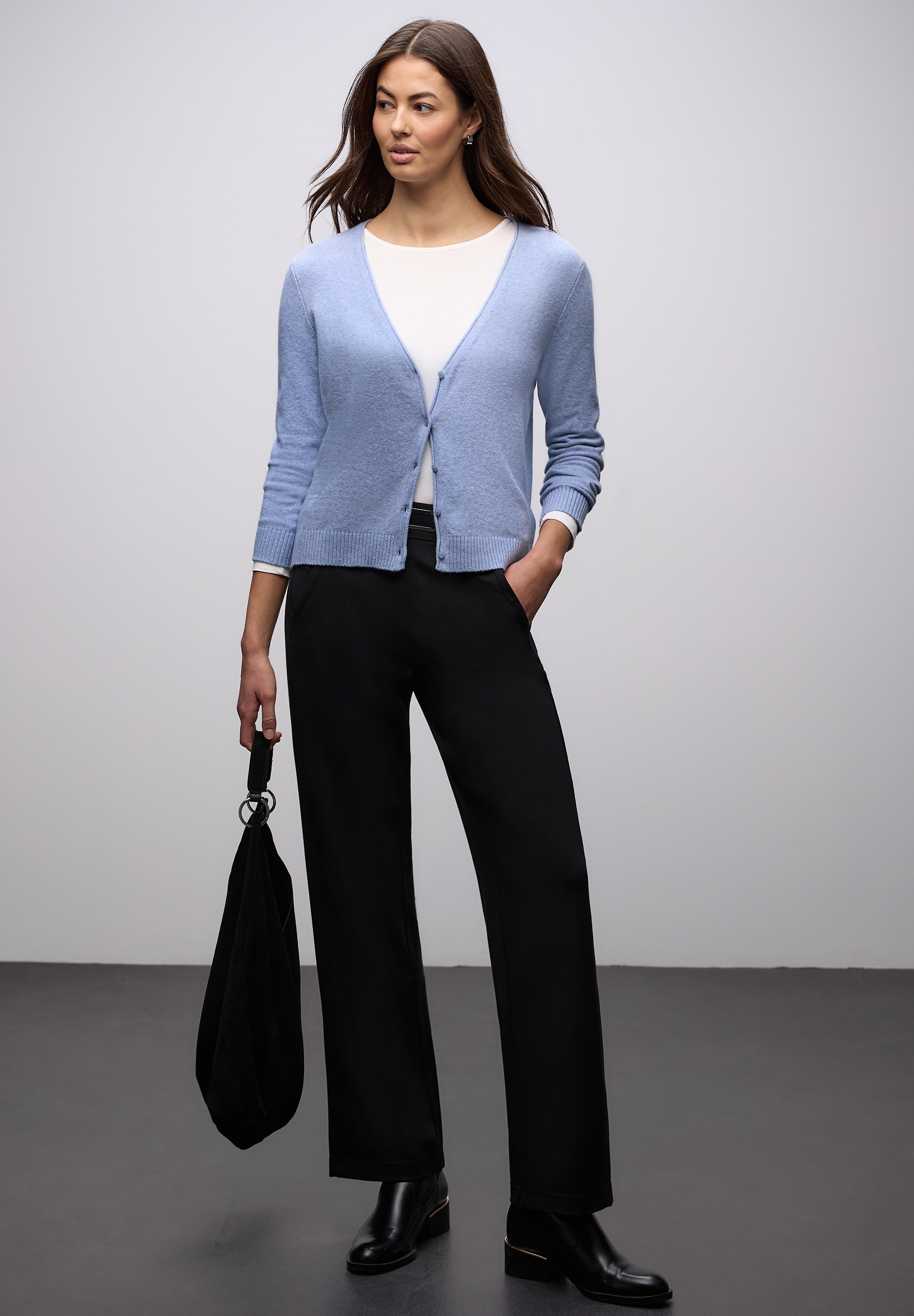 STREET ONE Cardigan mit V-Ausschnitt
