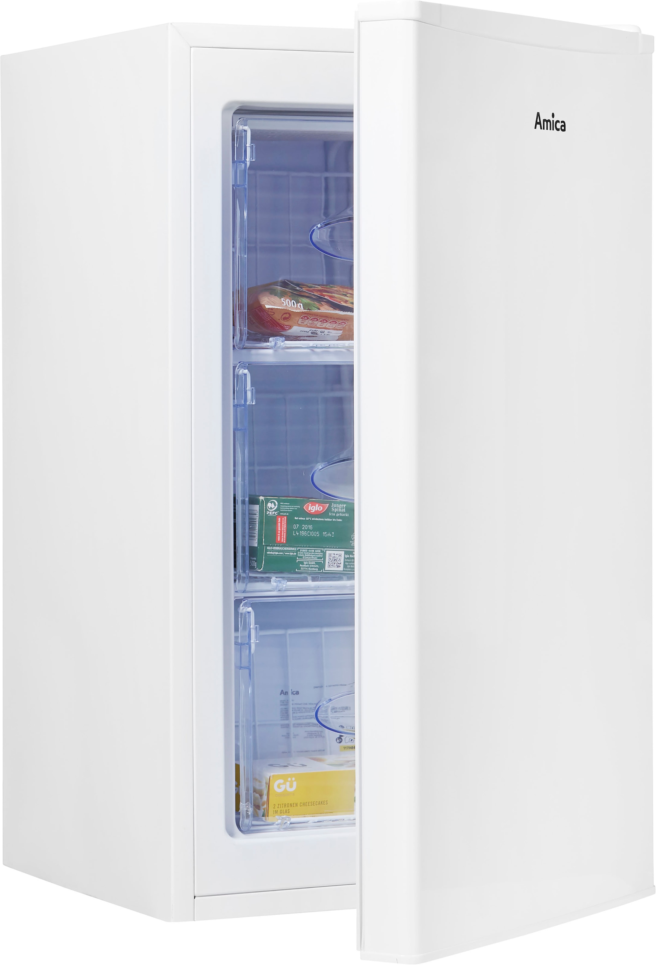 Amica Gefrierschrank »GS 15696 W«, 84,5 cm hoch, 48 cm breit