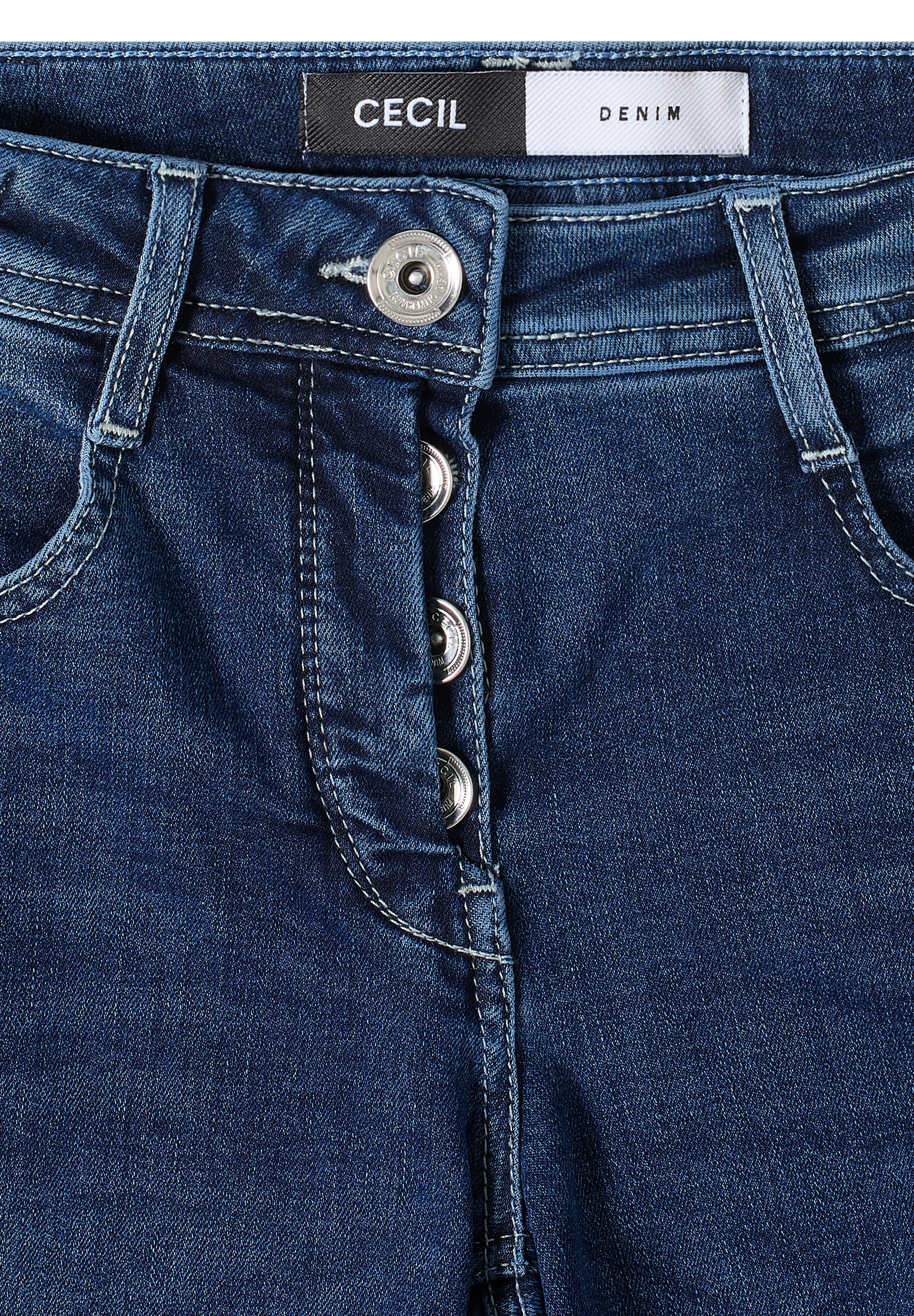 STREET ONE Loose-fit-Jeans, aus Baumwolle mit Stretchanteil