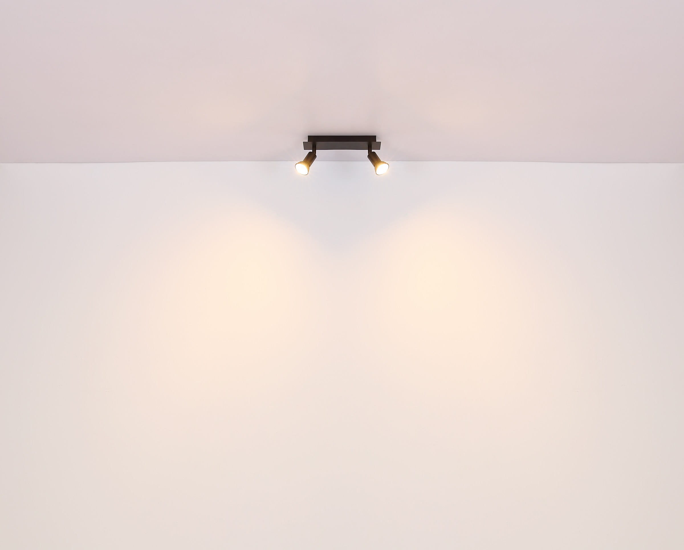 GLOBO LIGHTING Deckenstrahler »DREW«, Leuchtmittel GU10 | ohne Leuchtmittel, Deckenspot/Holz/schwarz/LxBxH: 400x60x90mm