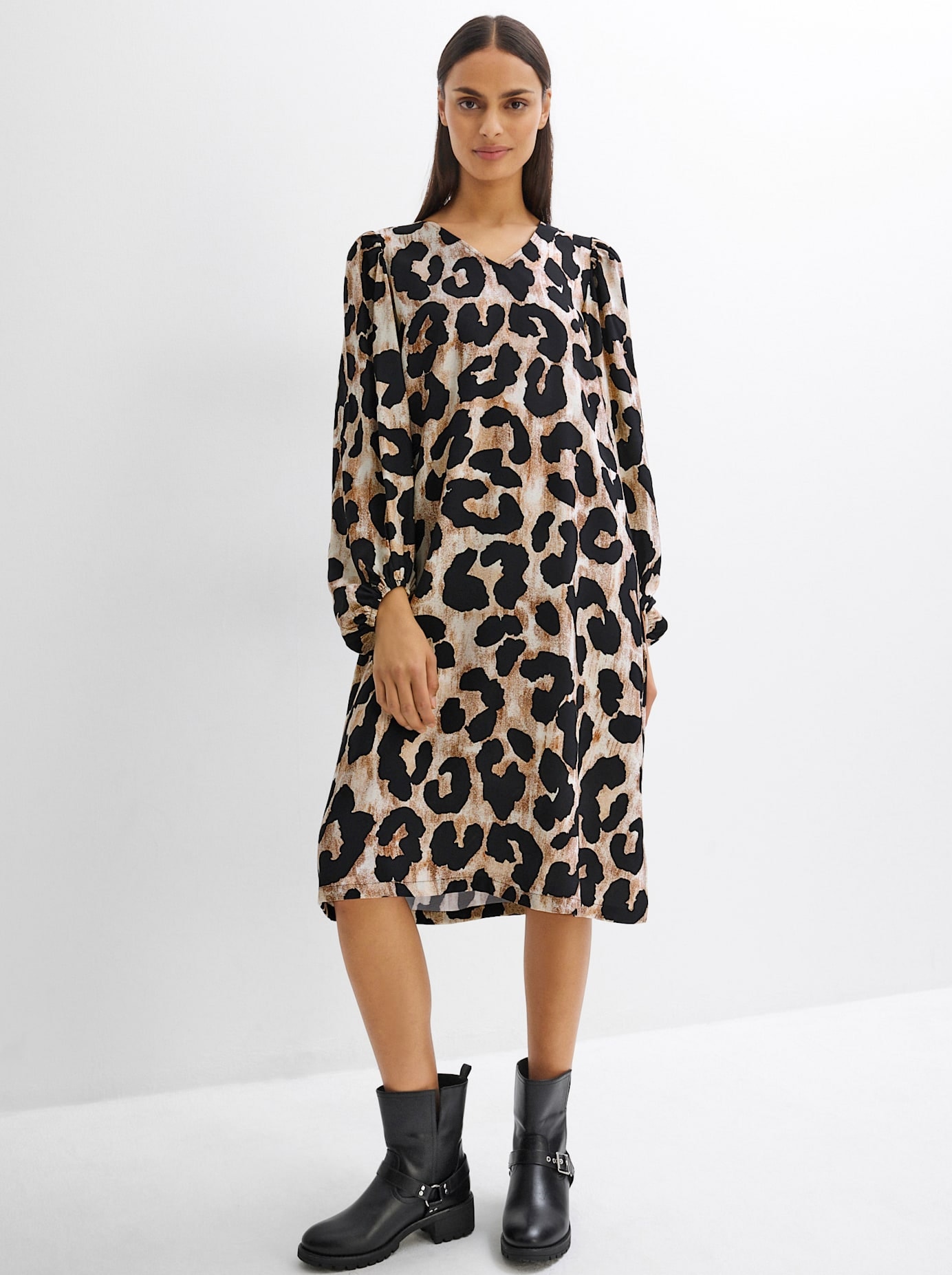 Inspirationen Druckkleid "Viskose-Kleid" günstig online kaufen