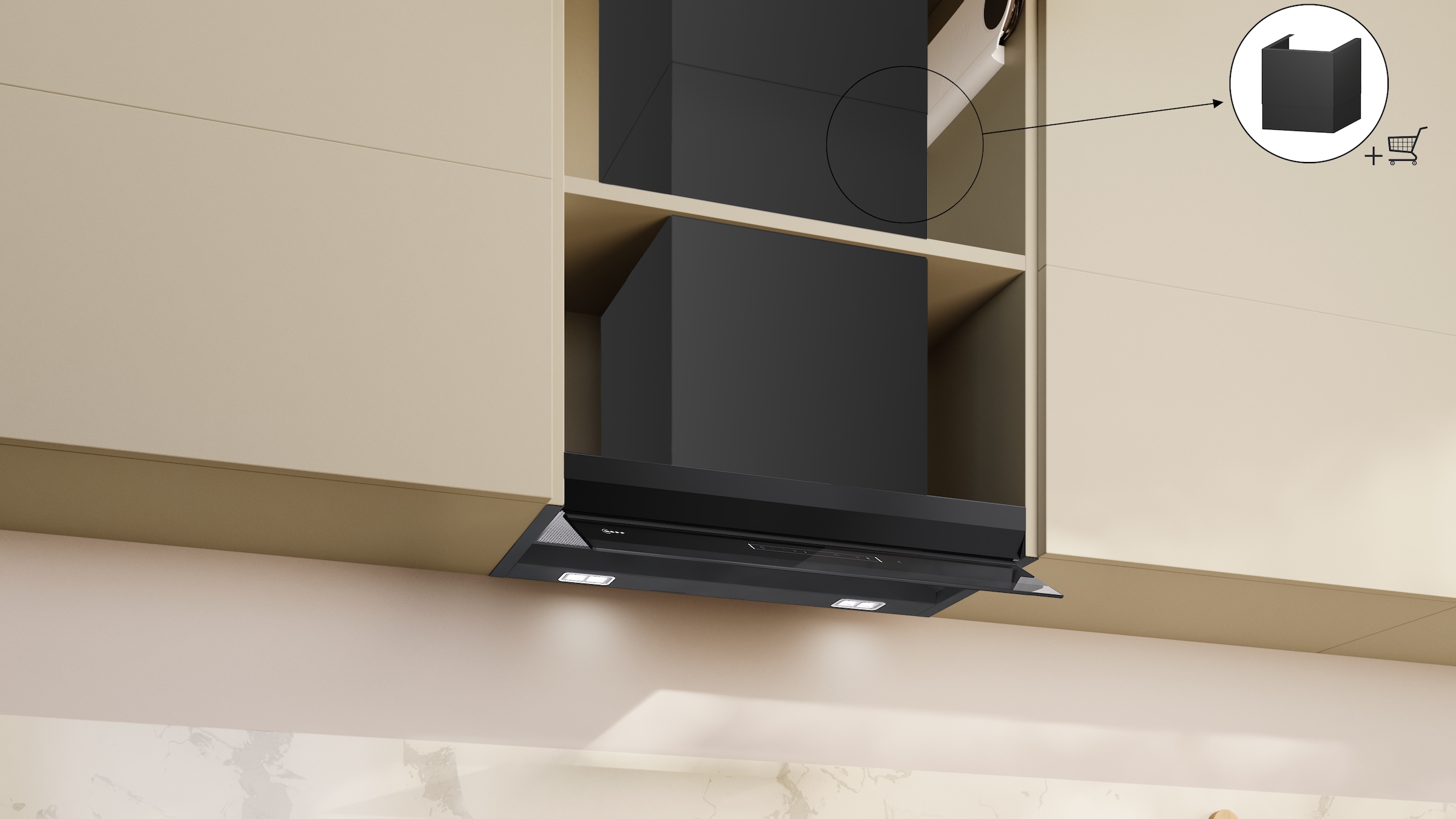 NEFF Lüfterbaustein »D67XDP2S0« Serie N 70