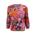 Aniston CASUAL Sweatshirt, mit farbenfrohen, graphischen Blumen bedruckt - NEUE KOLLEKTION