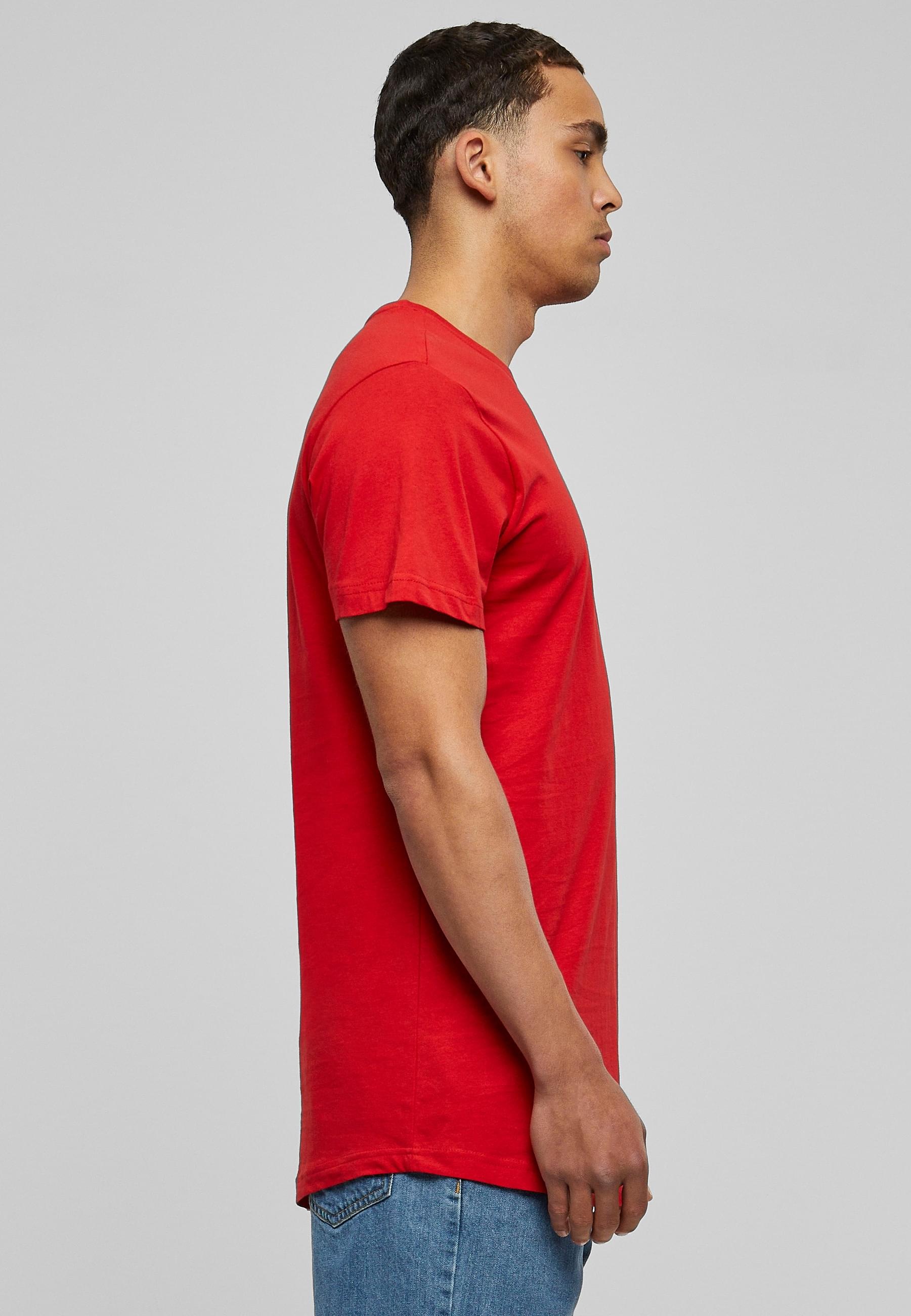 URBAN CLASSICS Kurzarmshirt »Urban Classics Herren Shaped Long Tee«, (1 tlg.)