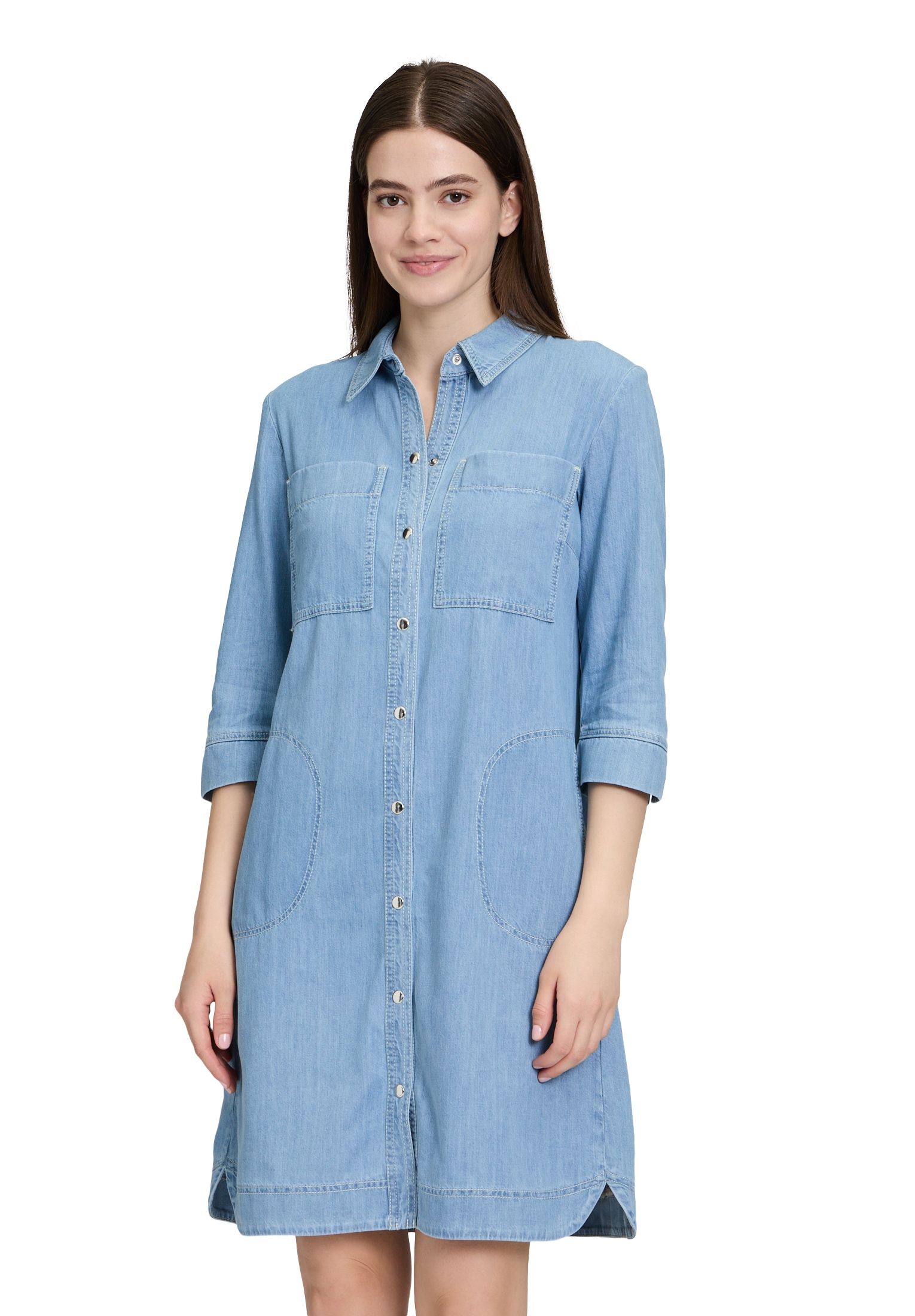 Betty Barclay Hemdblusenkleid "Betty Barclay Damen Hemdblusenkleid mit 3/4 günstig online kaufen