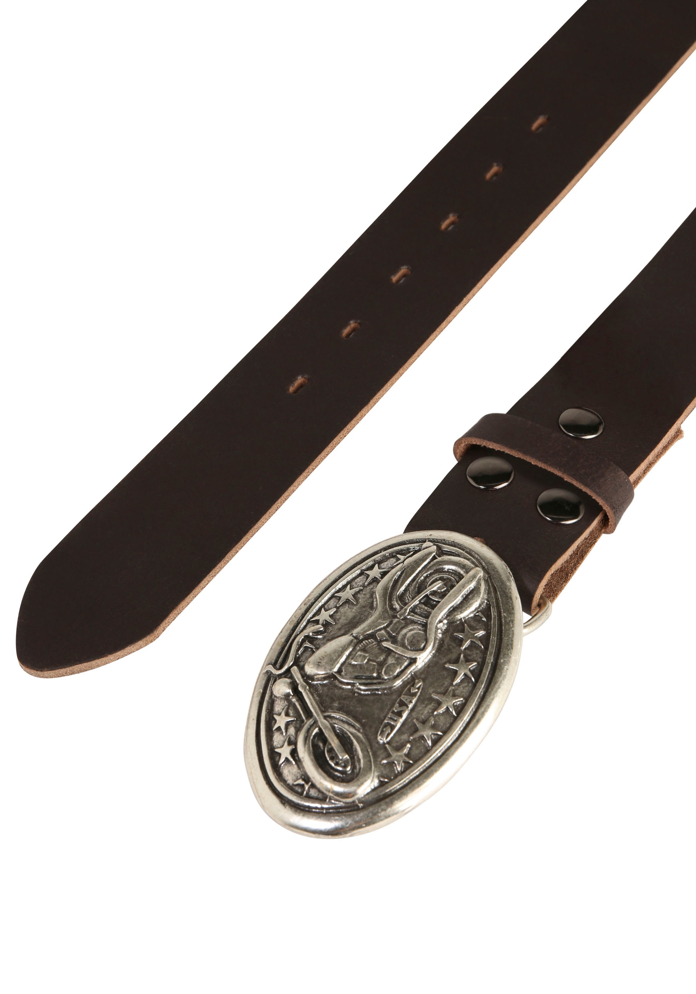 Rettungsring Gürtel Ledergürtel mit austauschbarer Schließe "Bike" günstig online kaufen