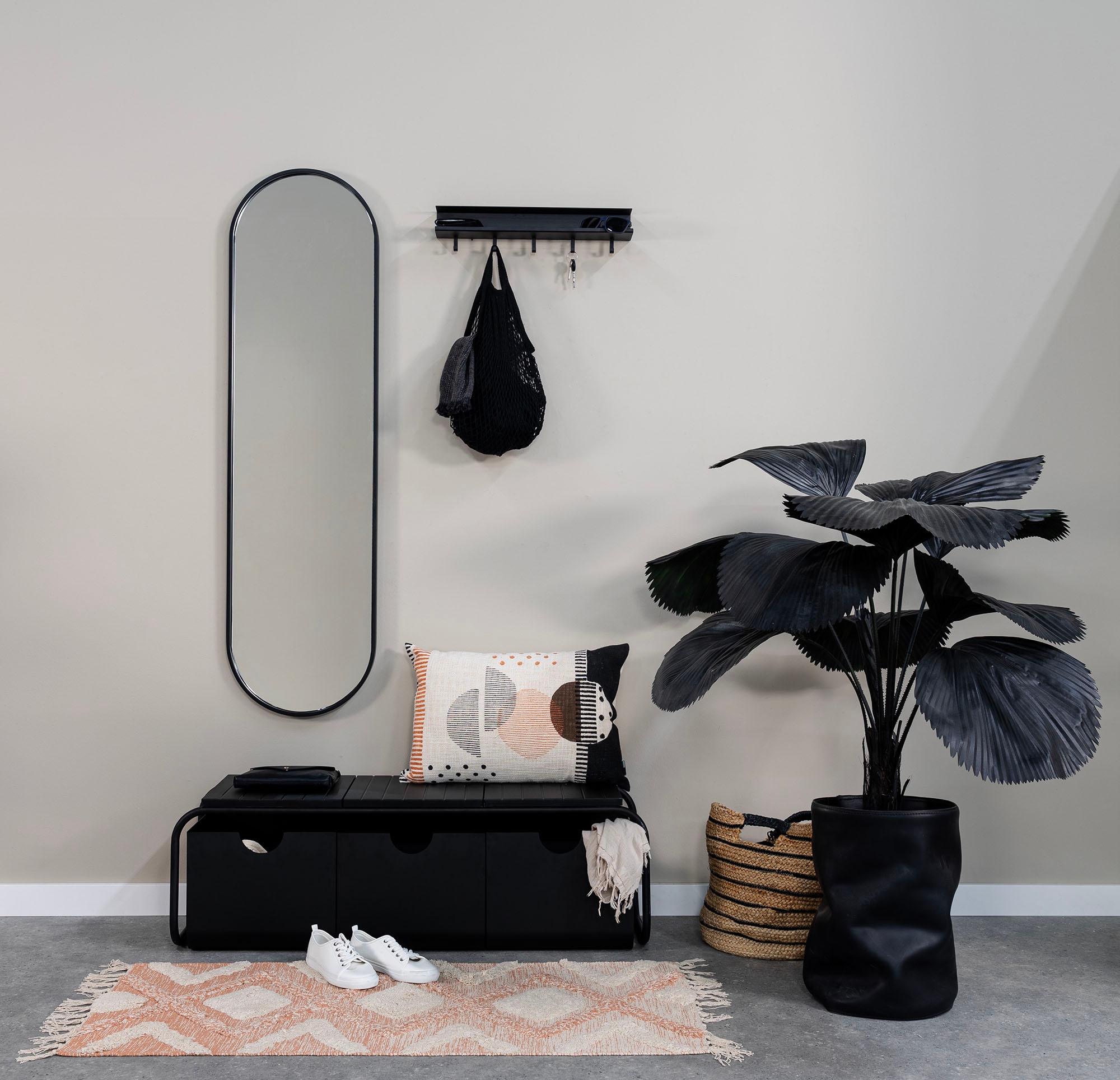 Spinder Design Garderobenhaken "EASY" 2-in-1 Wandregal + Garderobe günstig online kaufen