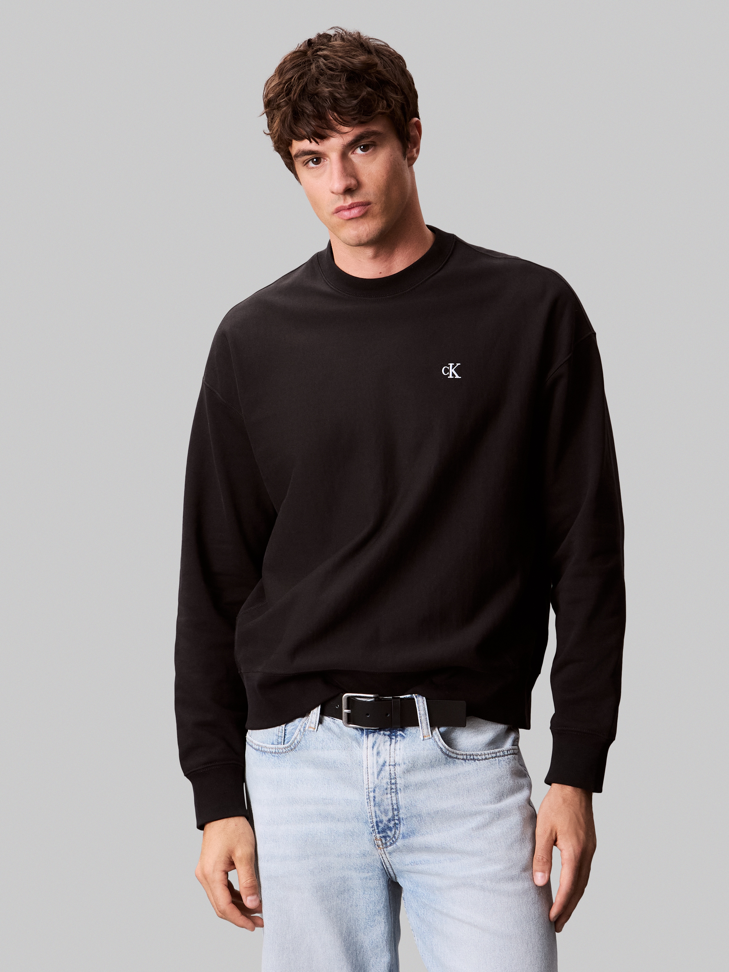 Calvin Klein Jeans Sweatshirt "PRMM TRRY MNGRM CN S", Mit Rundhalsausschnit günstig online kaufen