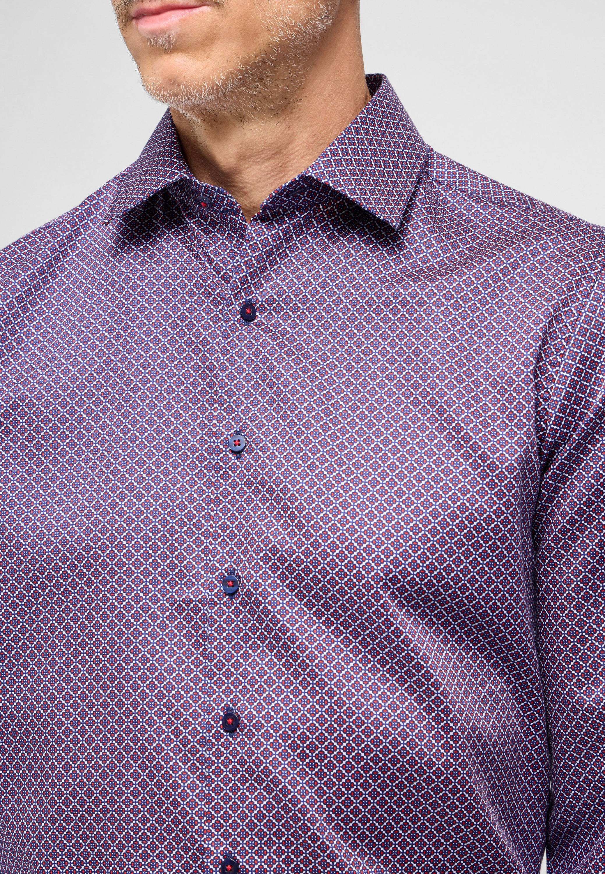 Thumbnail - Eterna Langarmhemd "SLIM FIT" NON IRON (bügelfrei)