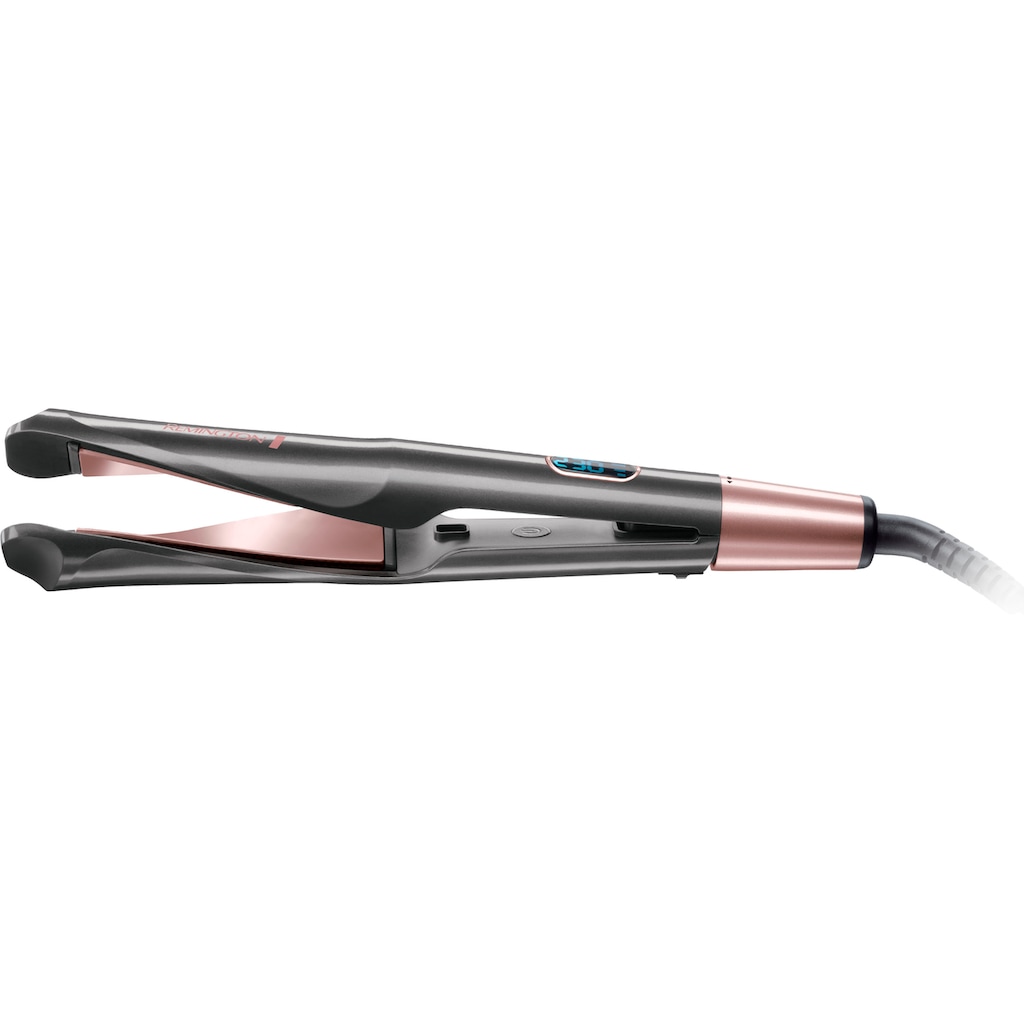 Remington Glätteisen »S6606 Curl & Straight Confidence Haarglätter«, Keramik-Turmalin-Beschichtung