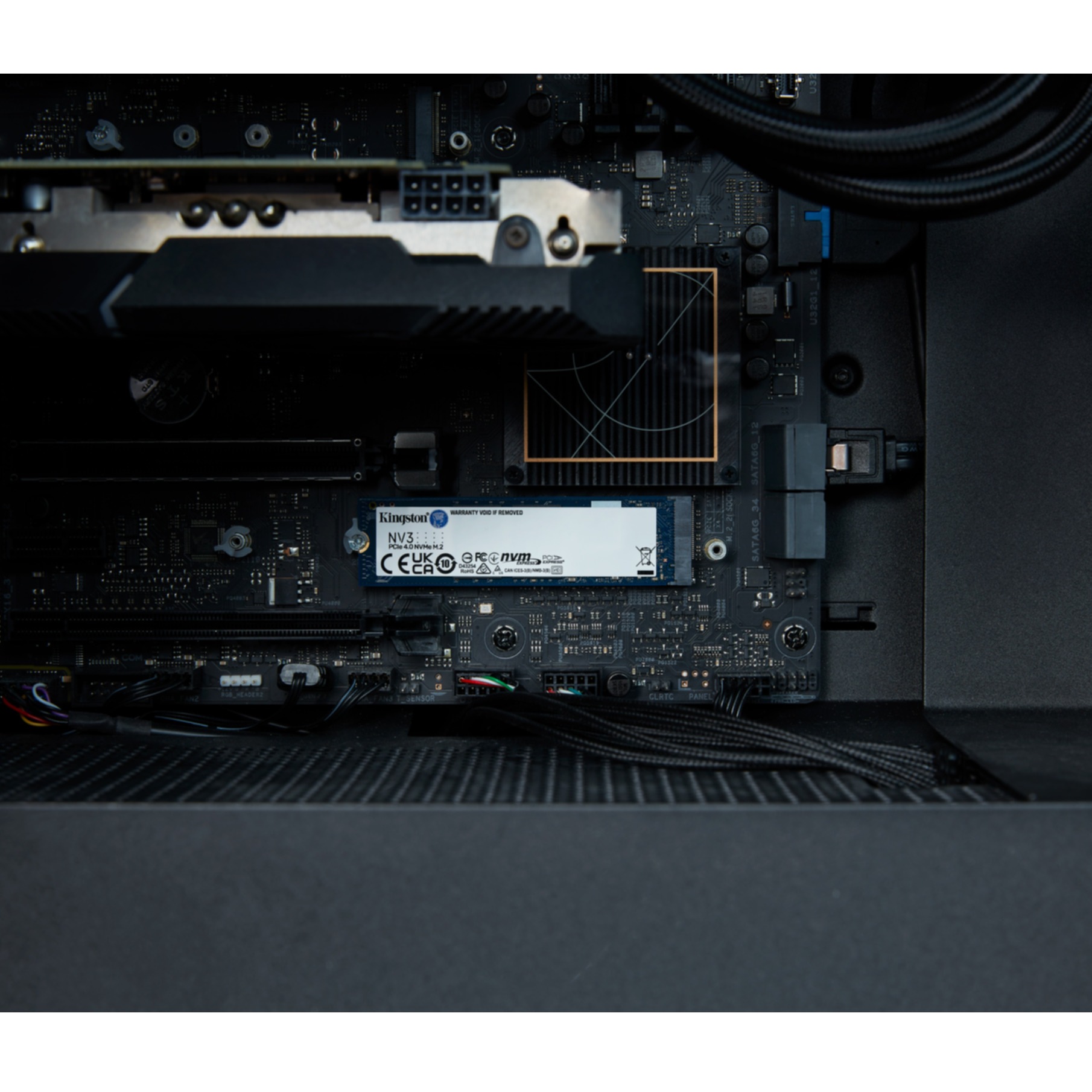 Kingston interne SSD »1000G NV3 M.2 2280 NVMe SSD« 1000 GB Anschluss M.2 (2880)