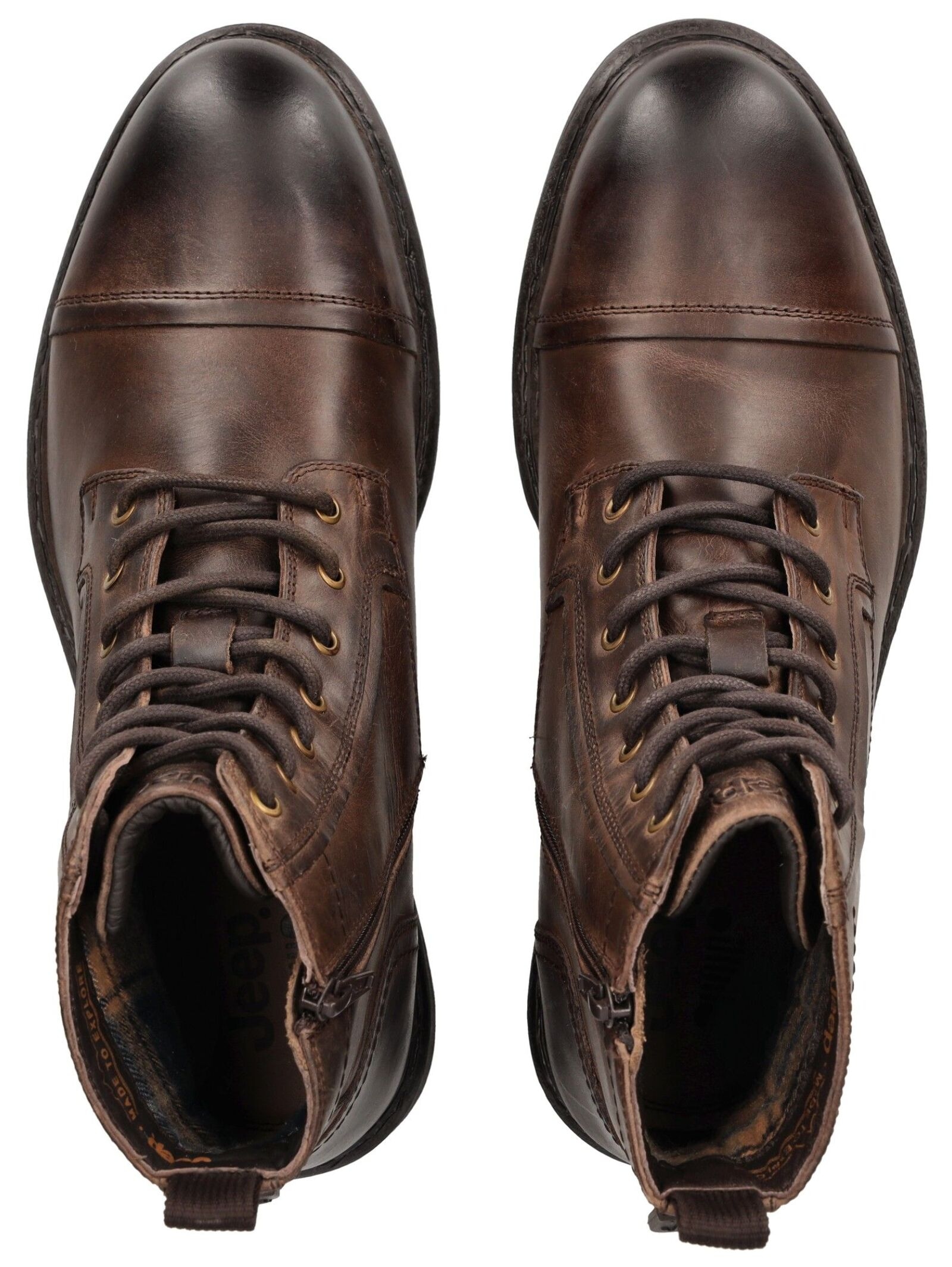 Jeep Schnürstiefelette »Jeep Stiefelette Leder«