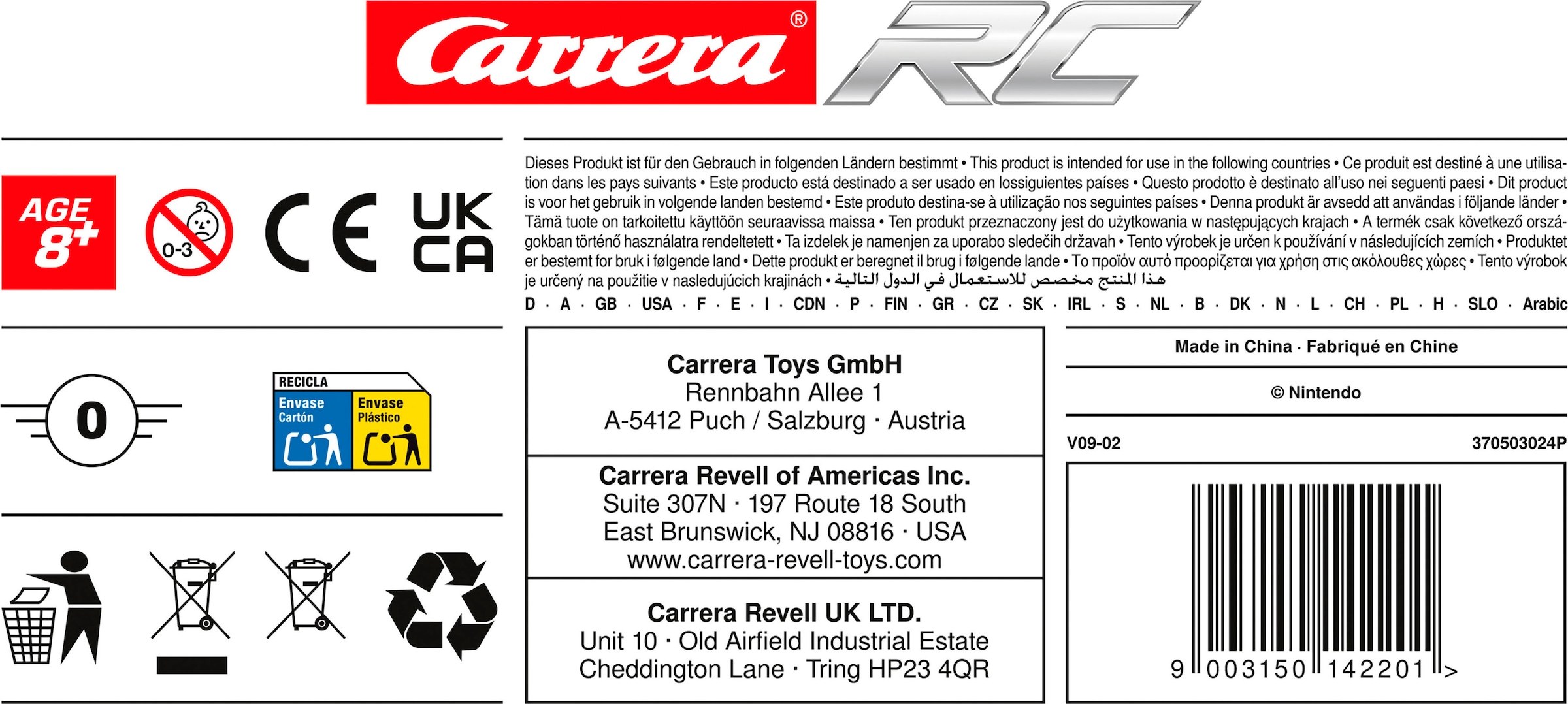 Carrera® RC-Quadrocopter »Carrera® RC, Mini RC Mario-Copter, 2,4 GHz«