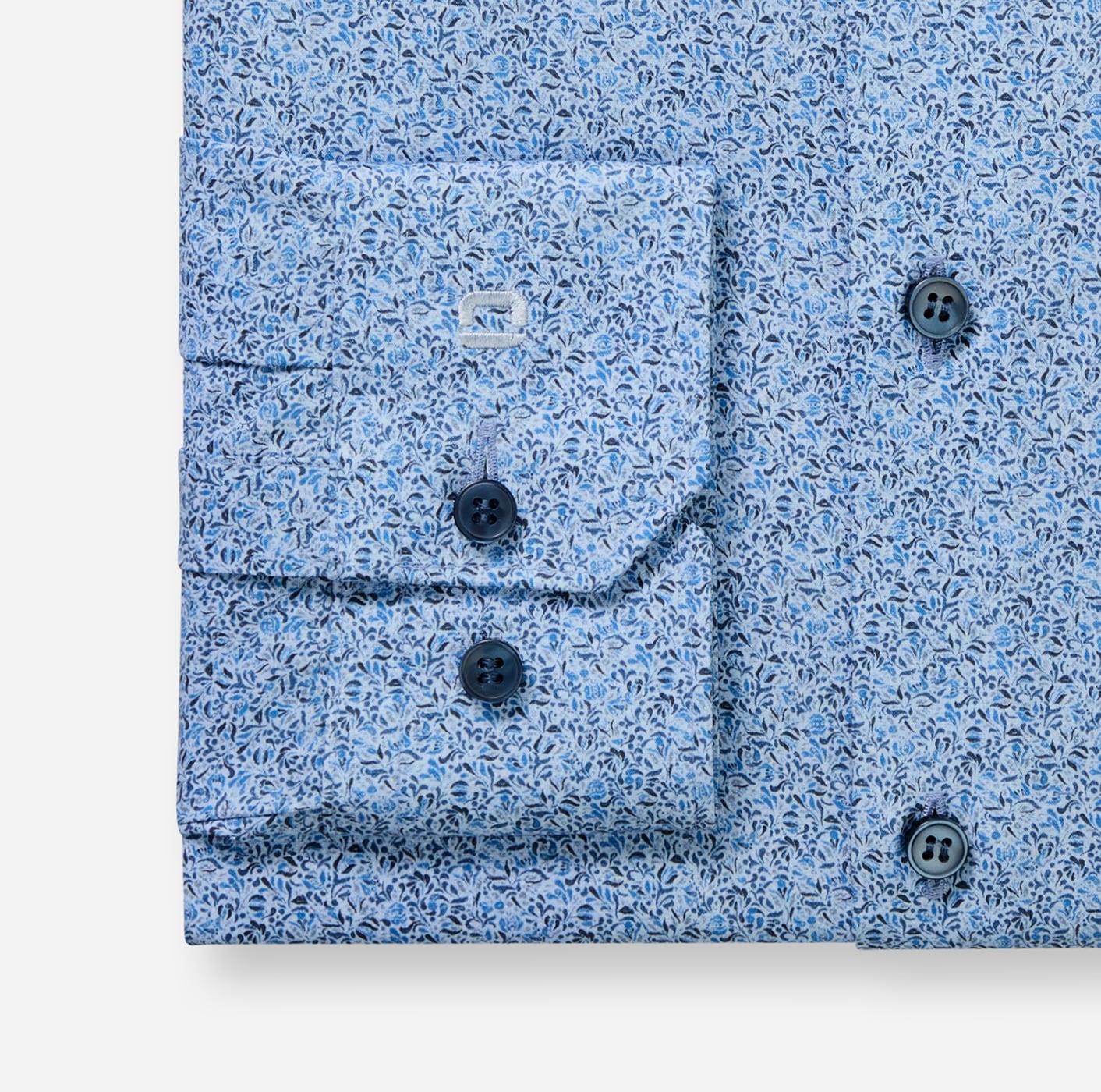 OLYMP Langarmhemd »No 6 six« super slim, Kentkragen, Businesshemd