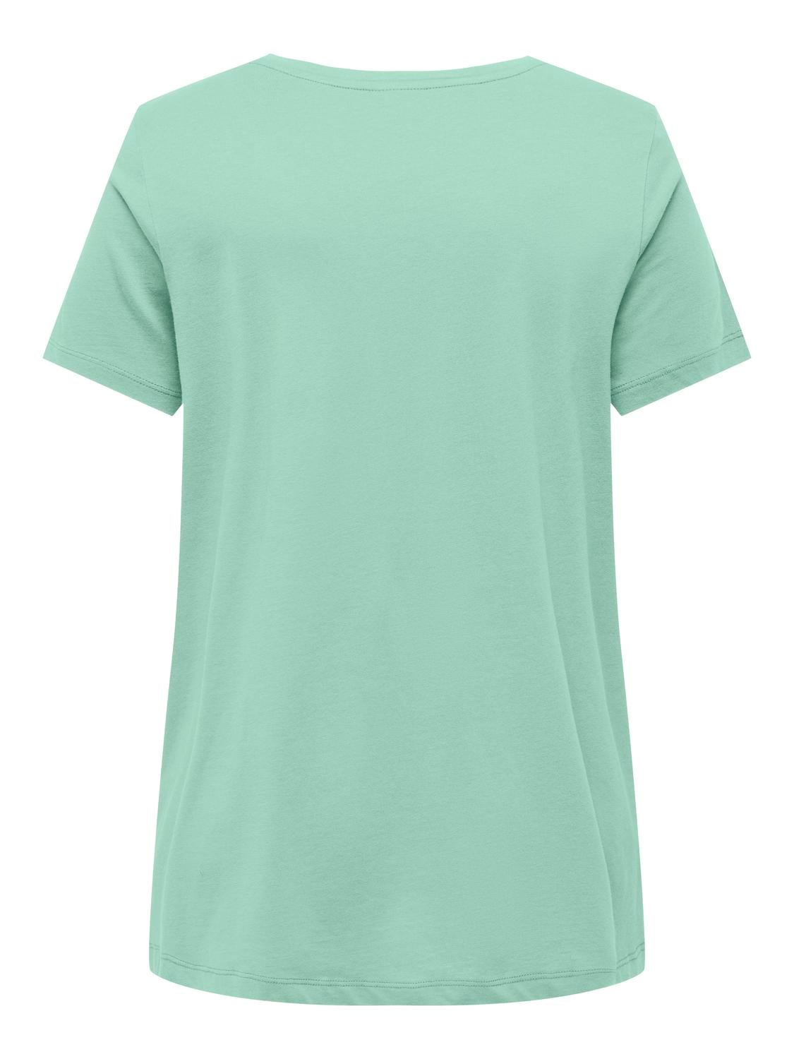 ONLY CARMAKOMA V-Shirt »CARBONNIE LIFE S/S V A-SHAPE TEE NOOS«