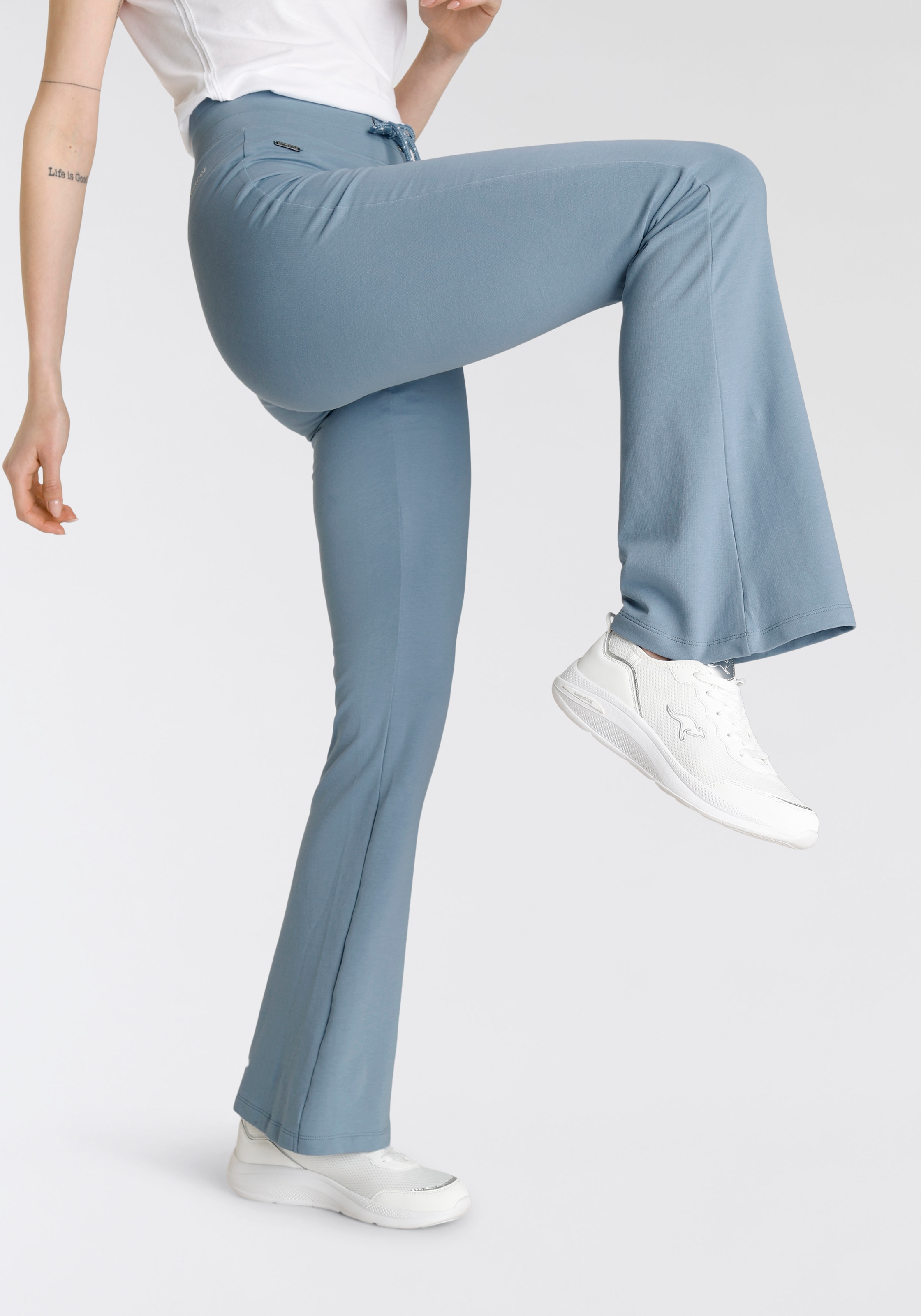 KangaROOS Jazzpants, im Bootcut-Style mit Elastischem NEUE - Bund | für kaufen KOLLEKTION & BAUR Tunnelzug