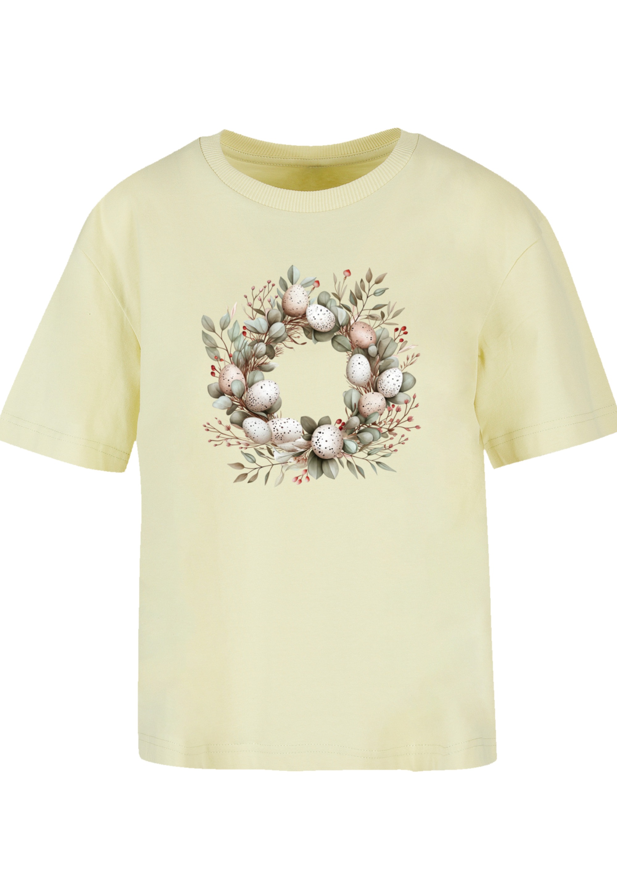 F4NT4STIC T-Shirt »Osterkranz Eierkranz Blumenring«, Premium Qualität