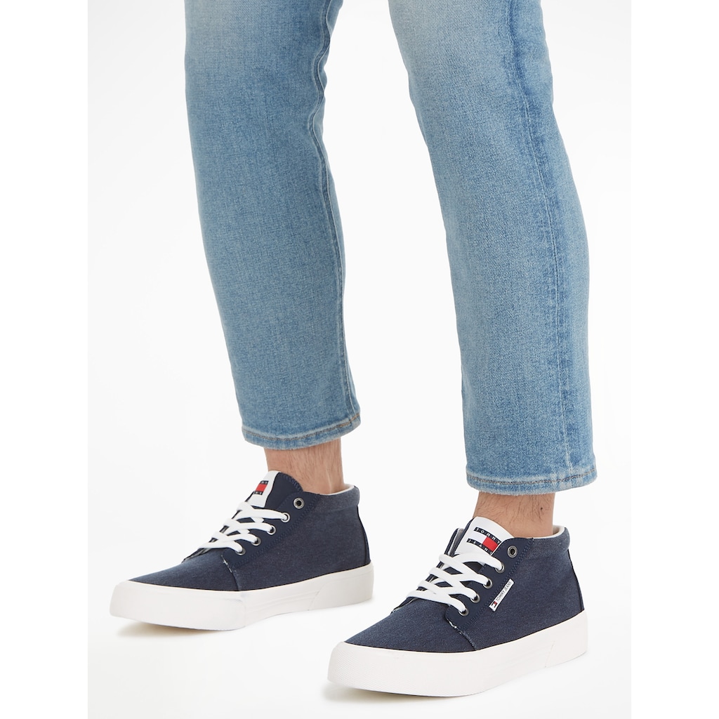 Tommy Jeans Sneaker »TJM MID CUT CANVAS COLOR«, mit seitlichem Logoschriftzug