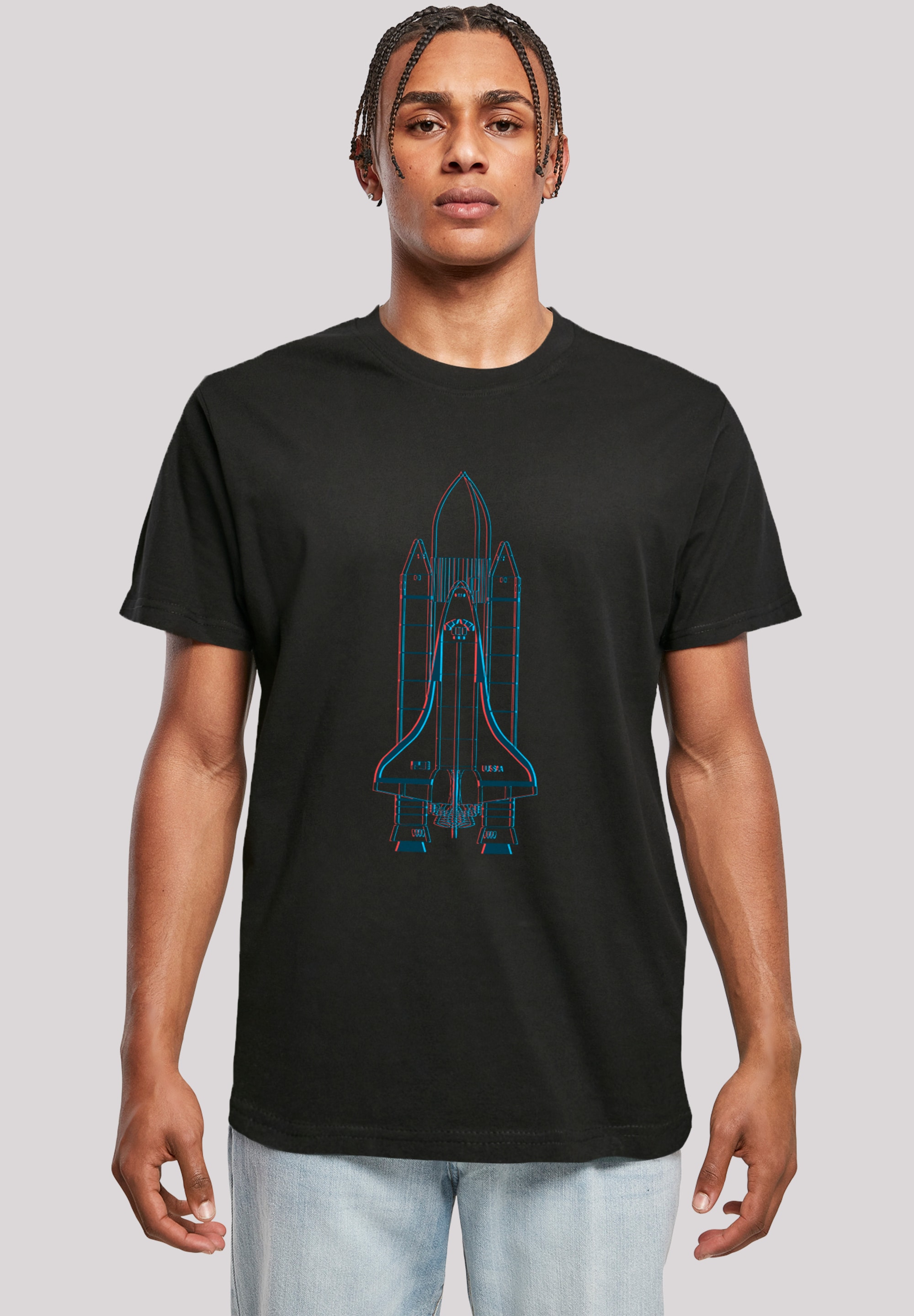 F4NT4STIC T-Shirt "NASA Space Shuttle Enterprise Two Tone", Premium Qualitä günstig online kaufen