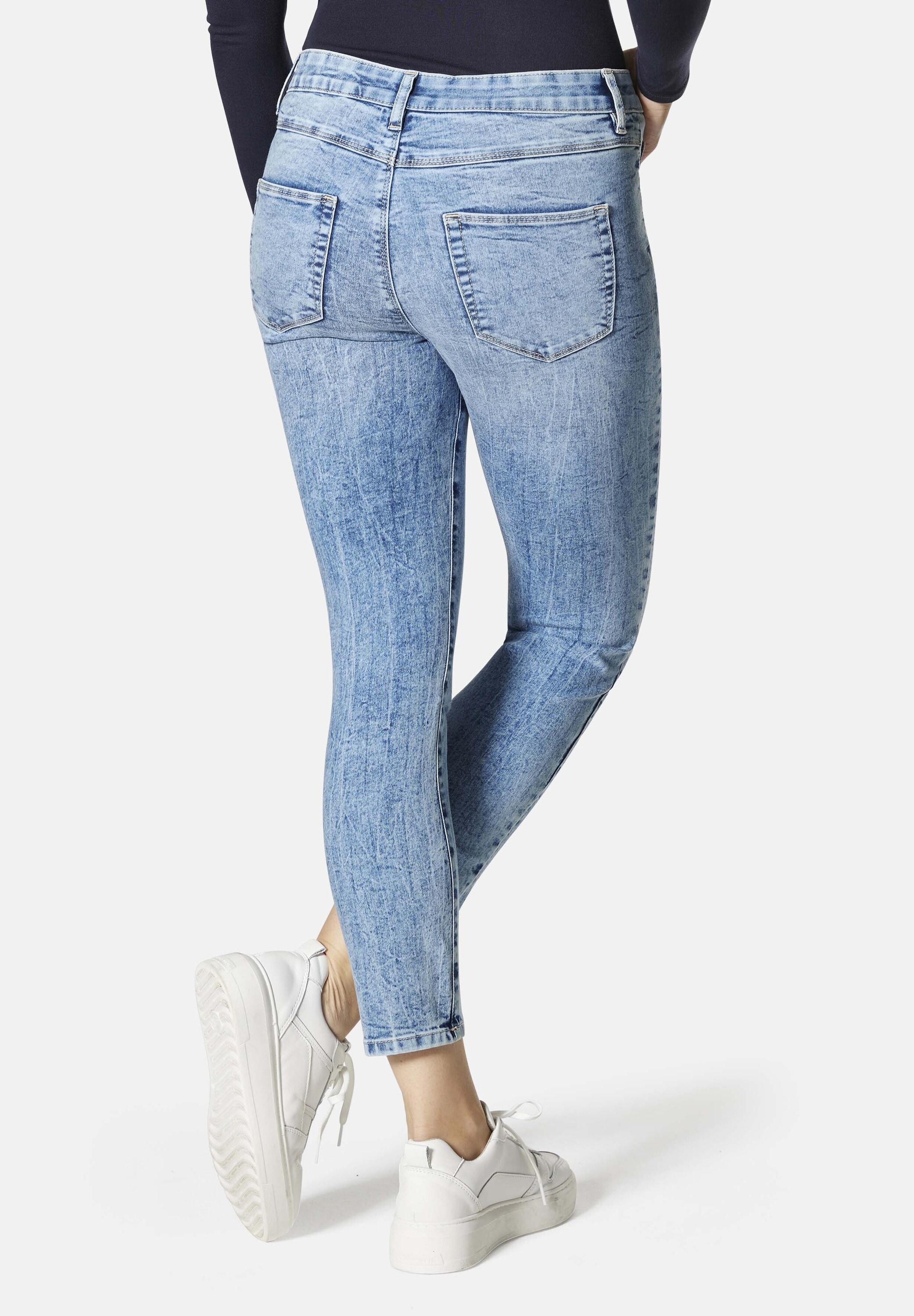 STOOKER WOMEN 5-Pocket-Jeans »Florenz Season Slim Fit«, Slim Fit Casual Clean Wash Denim Jeans für Damen