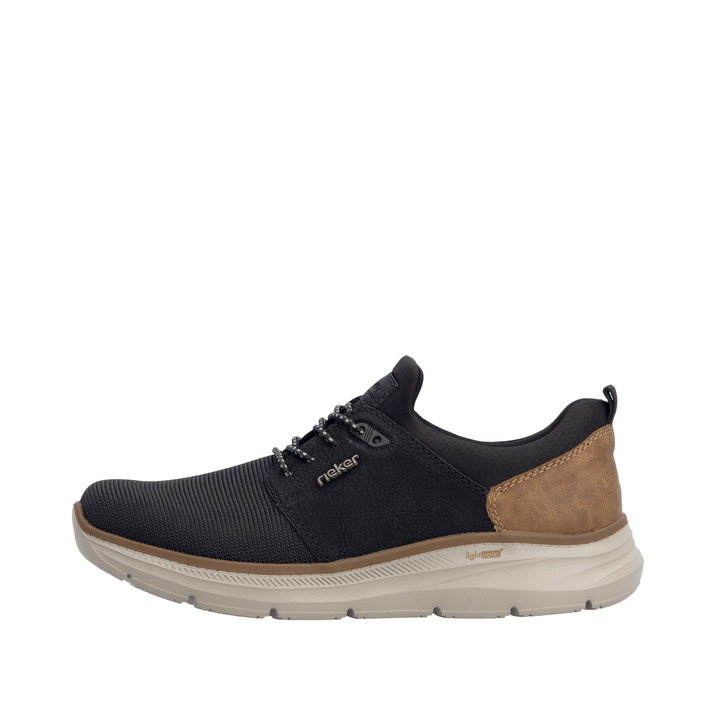 Rieker Slip-On Sneaker  Schlupfschuh, Halbschuh, Freizeitsneaker mit Gummizug, schmale Form