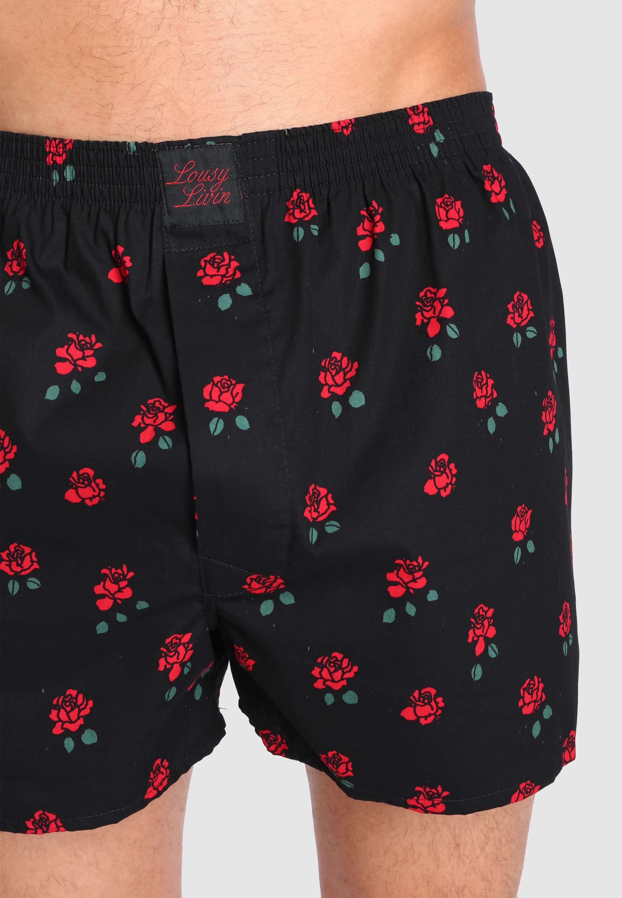 Lousy Livin Boxershorts »Rose & Valentines«, im praktischen 2er-Pack