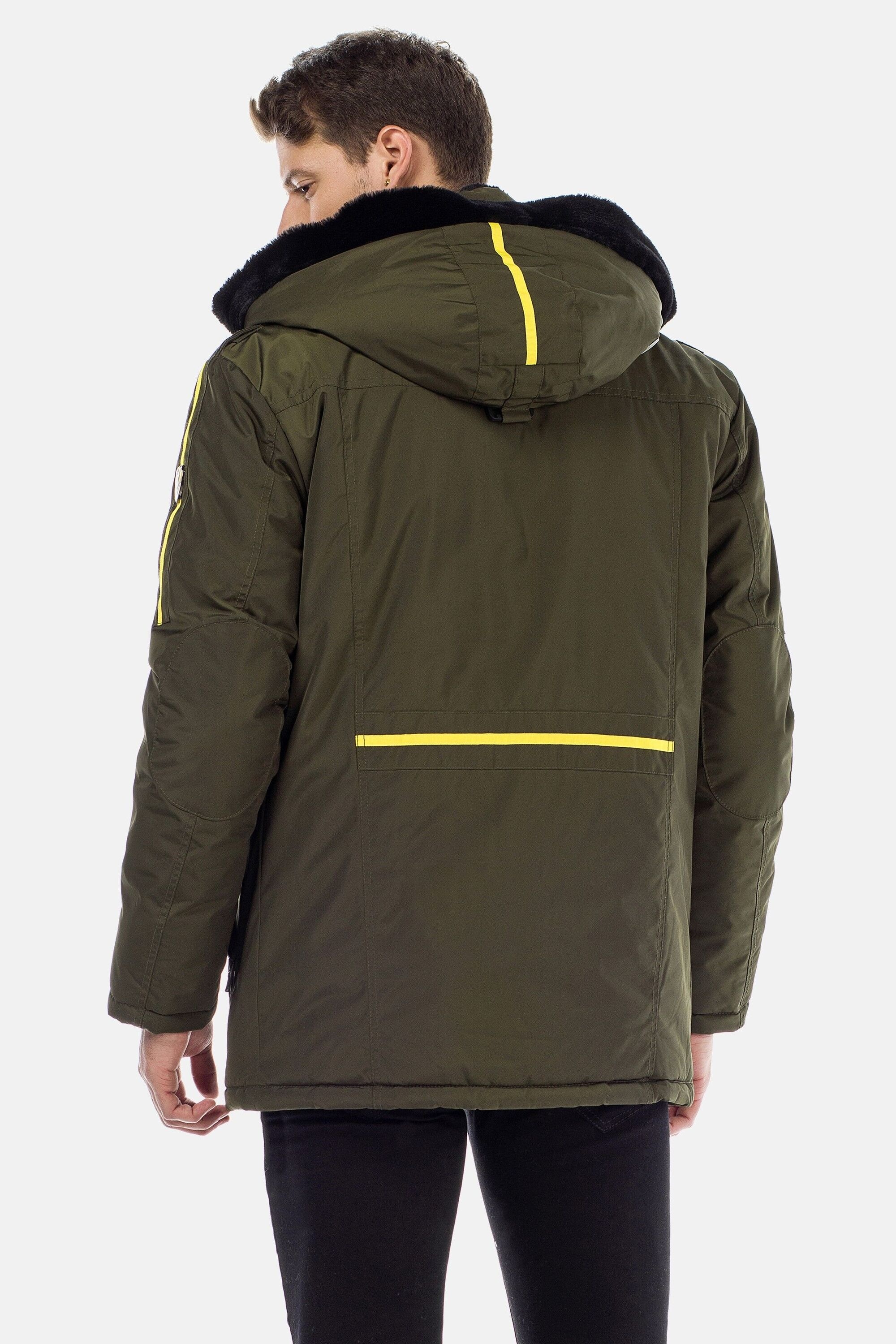 Cipo & Baxx Parka »Jacke«, mit Kapuze, in Regular-Fit, CM-130