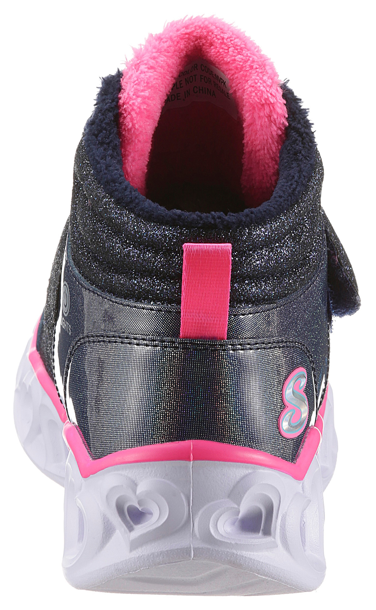 Skechers Kids Klettboot »HEART LIGHTS-BRILLIANT RAINBOW«, mit Blinkfunktion zum Ein- & Ausschalten