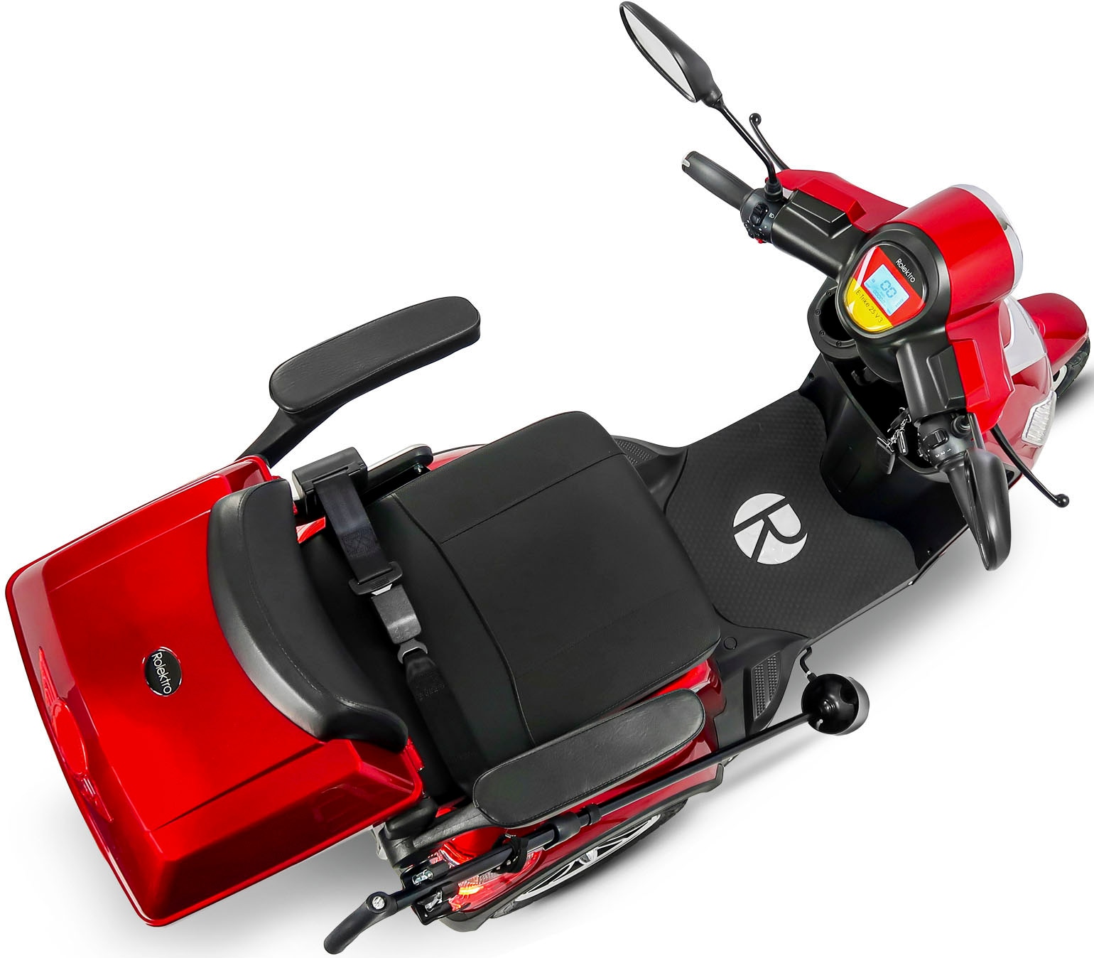 Rolektro Elektromobil »Rolektro E-Trike 25 V.3, Lithium Akku«, (mit Topcase)