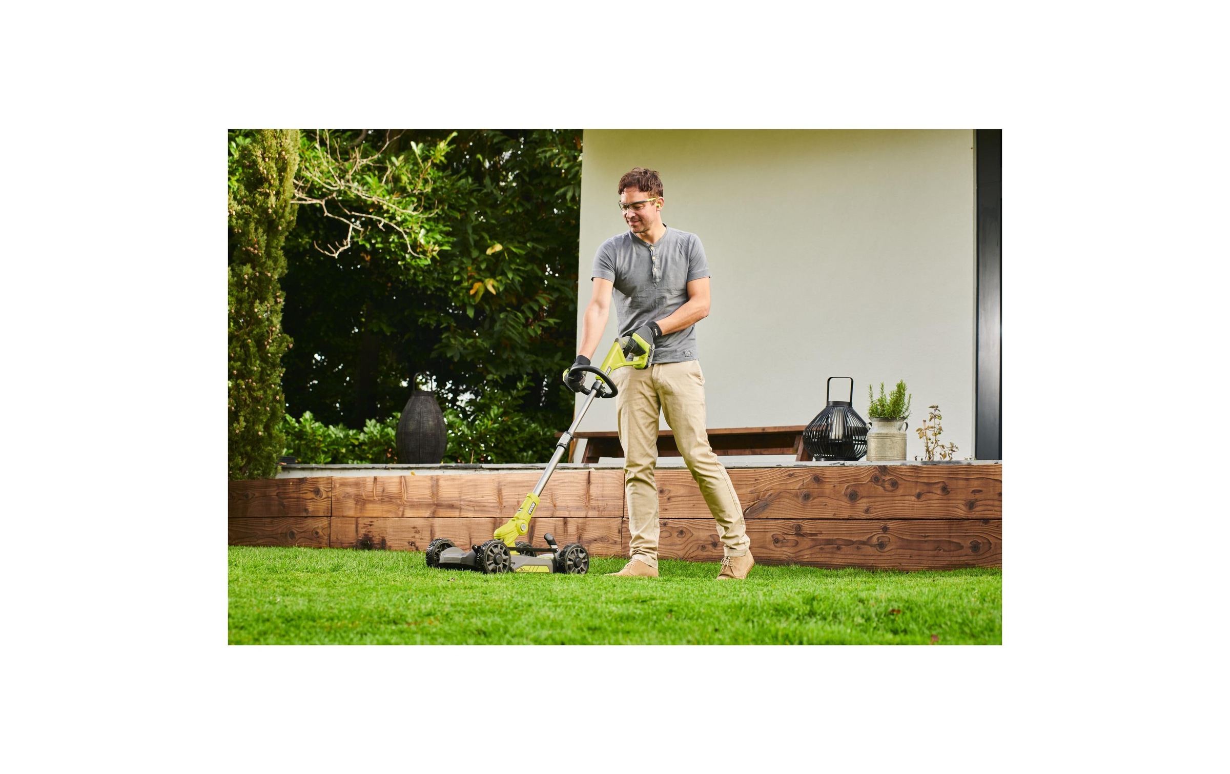 RYOBI Akkurasenmäher »RYOBI RY18LMC30A-0«