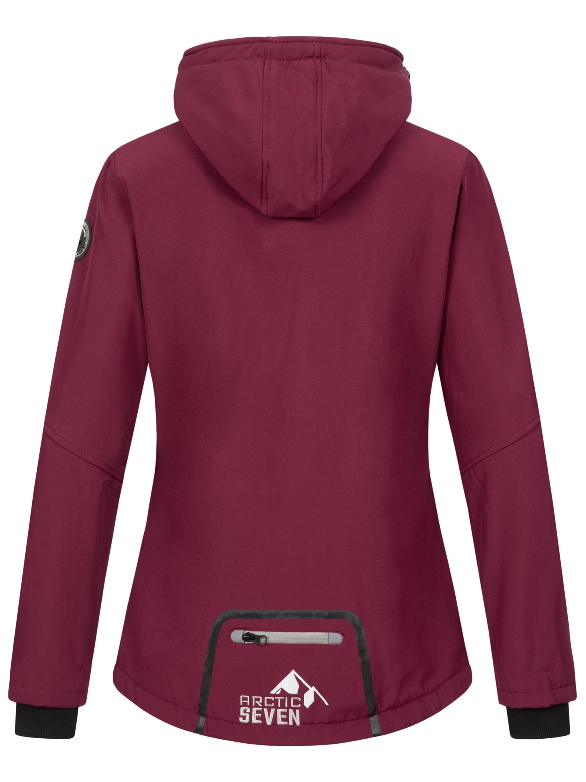 Arctic Seven Softshelljacke »ASNicolia«, funktionale Outdoorjacke mit abnehmbarer Kapuze