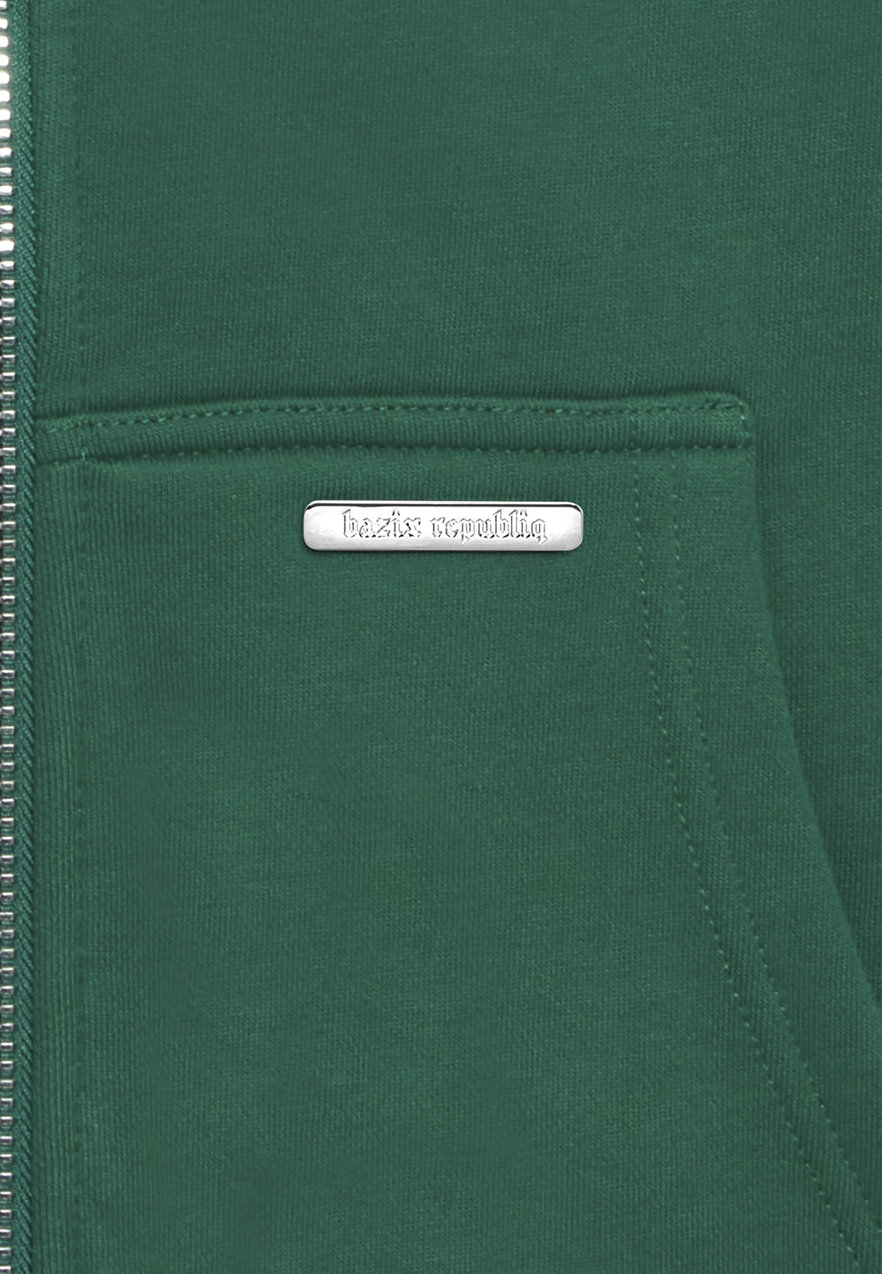 Dropsize Sweatjacke »Dropsize Herren Bazix Republiq Super Heavy Rib Zipper«