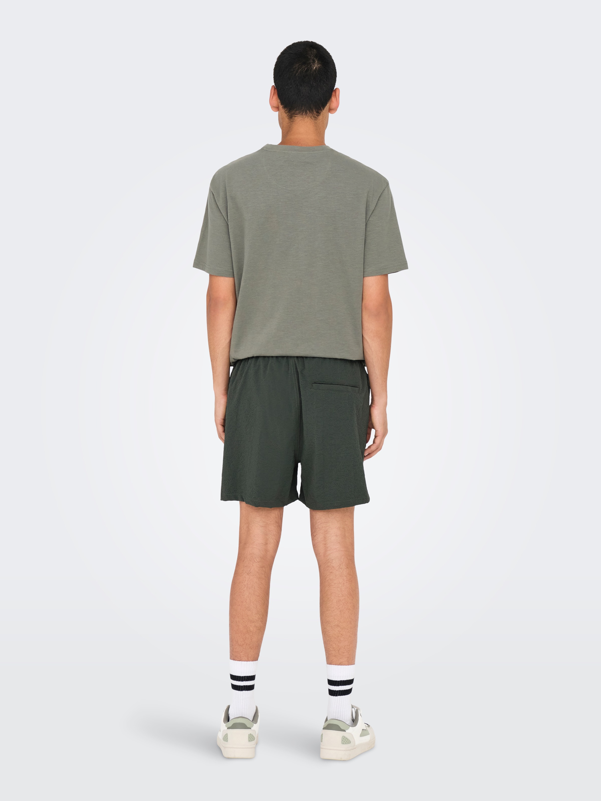 ONLY & SONS Badeshorts »ONSTED LIFE SOLID SEERSUCKER SWIM NOOS«