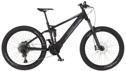 FISCHER Fahrrad E-Bike "MONTIS 6.0i Fully 504", 12 Gang, Pedelec, Elektrofahrrad für Damen u. Herren, MTB, Mountainbike