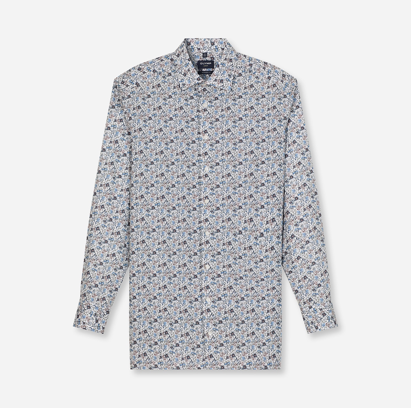 OLYMP Langarmhemd "Luxor modern fit", Modern Fit, Businesshemd, New-Kentkra günstig online kaufen