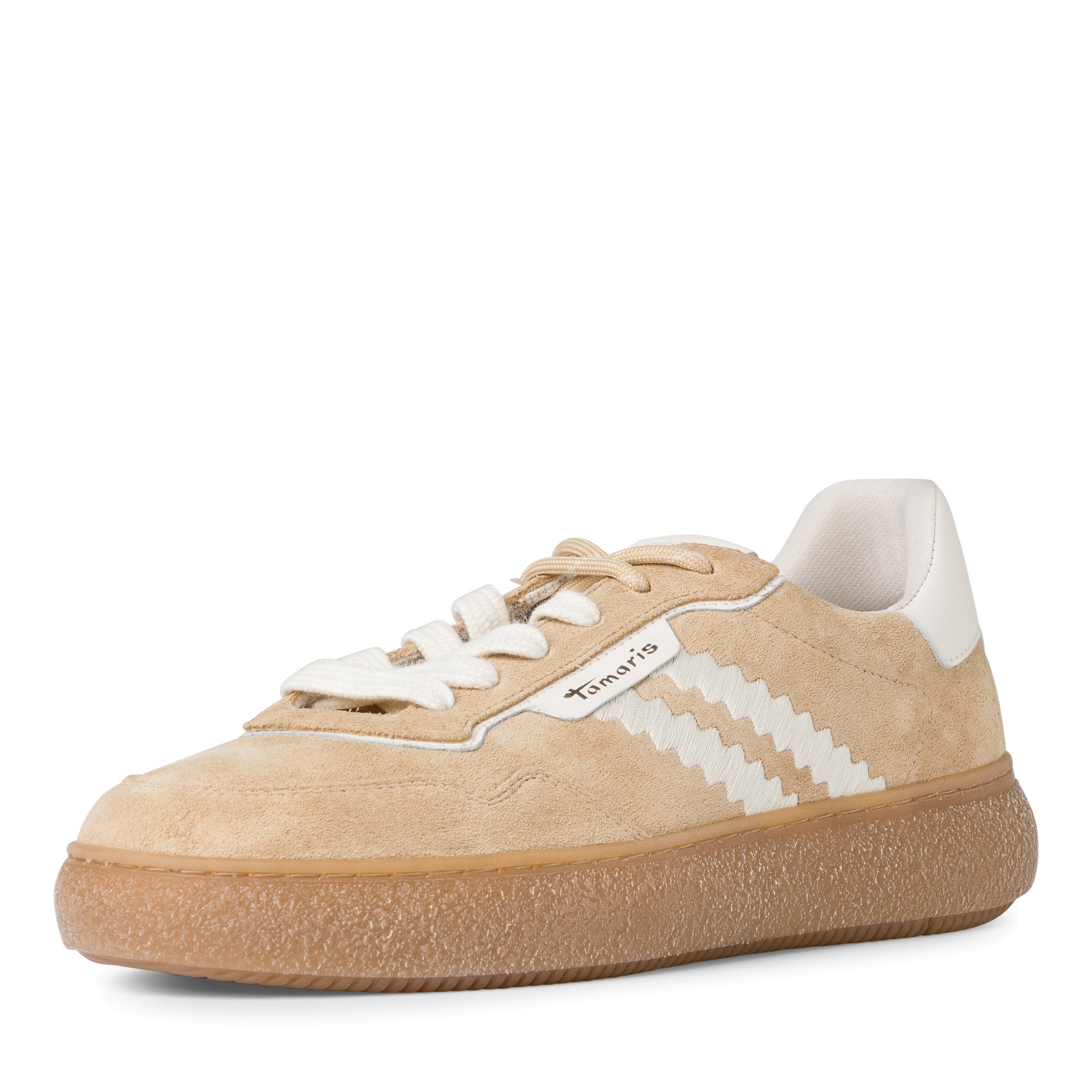 Tamaris Plateausneaker, Freizeitschuh, Halbschuh, Schnürschuh Mit Kontrastbesatz