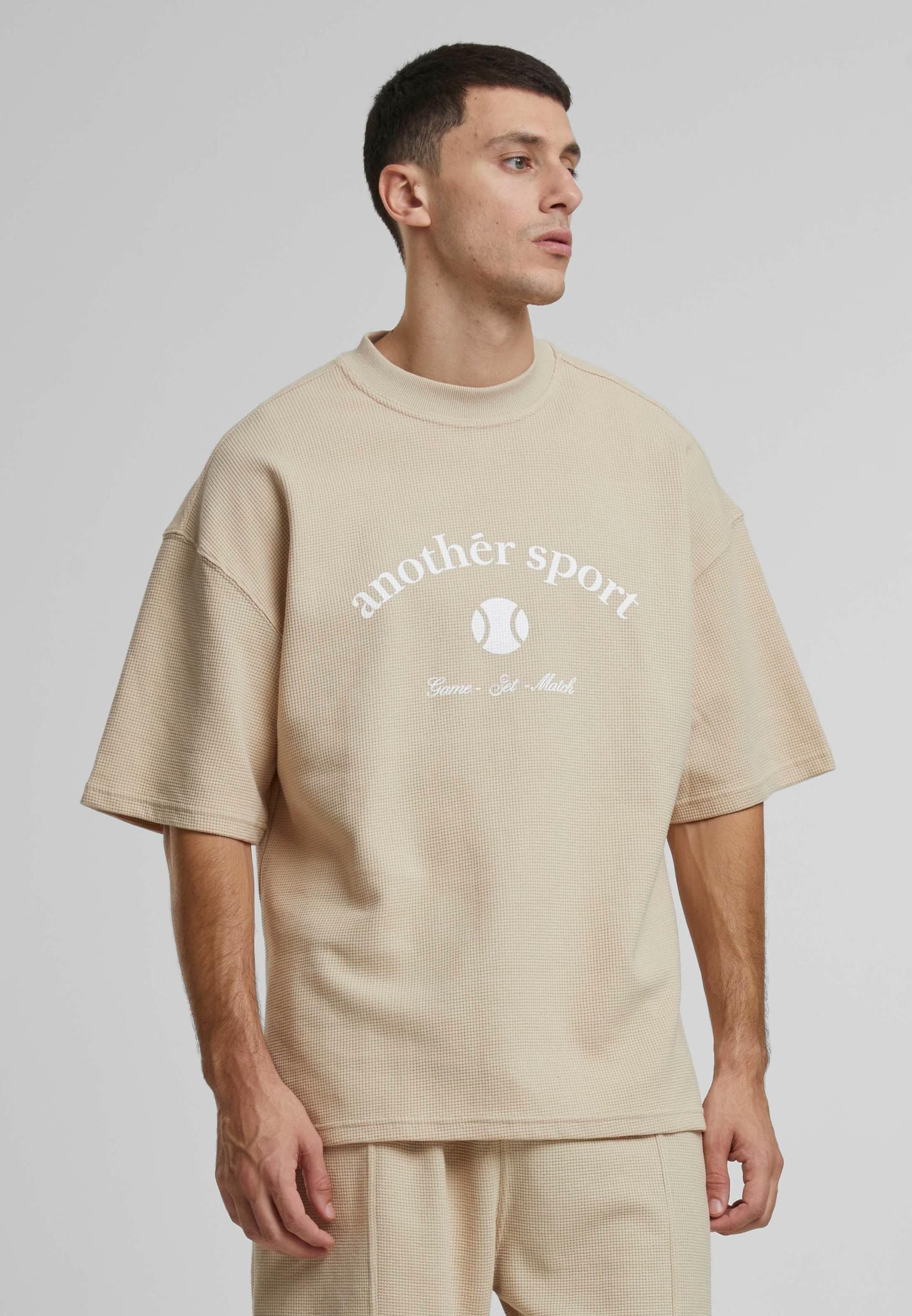 Another Cotton Lab T-Shirt »Another Cotton Lab Another Sport Waffle Oversize T-Shirt«, (1 tlg.)
