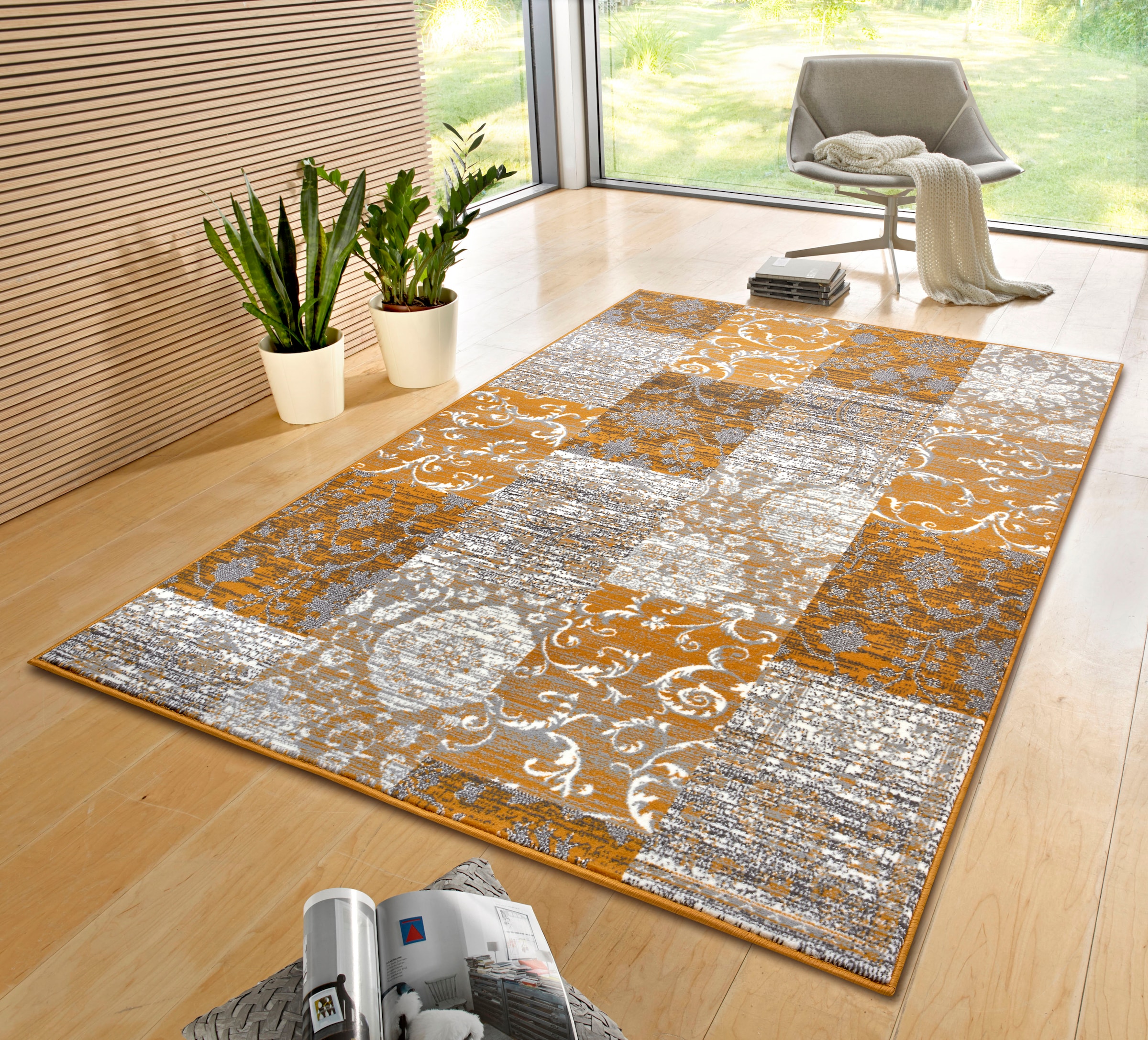 HANSE Home Teppich »Bloques«, rechteckig, 9 mm Höhe, Kurzflor, Weich, Mehrfarbig, Wohnzimmer, Schlafzimmer, Esszimmer