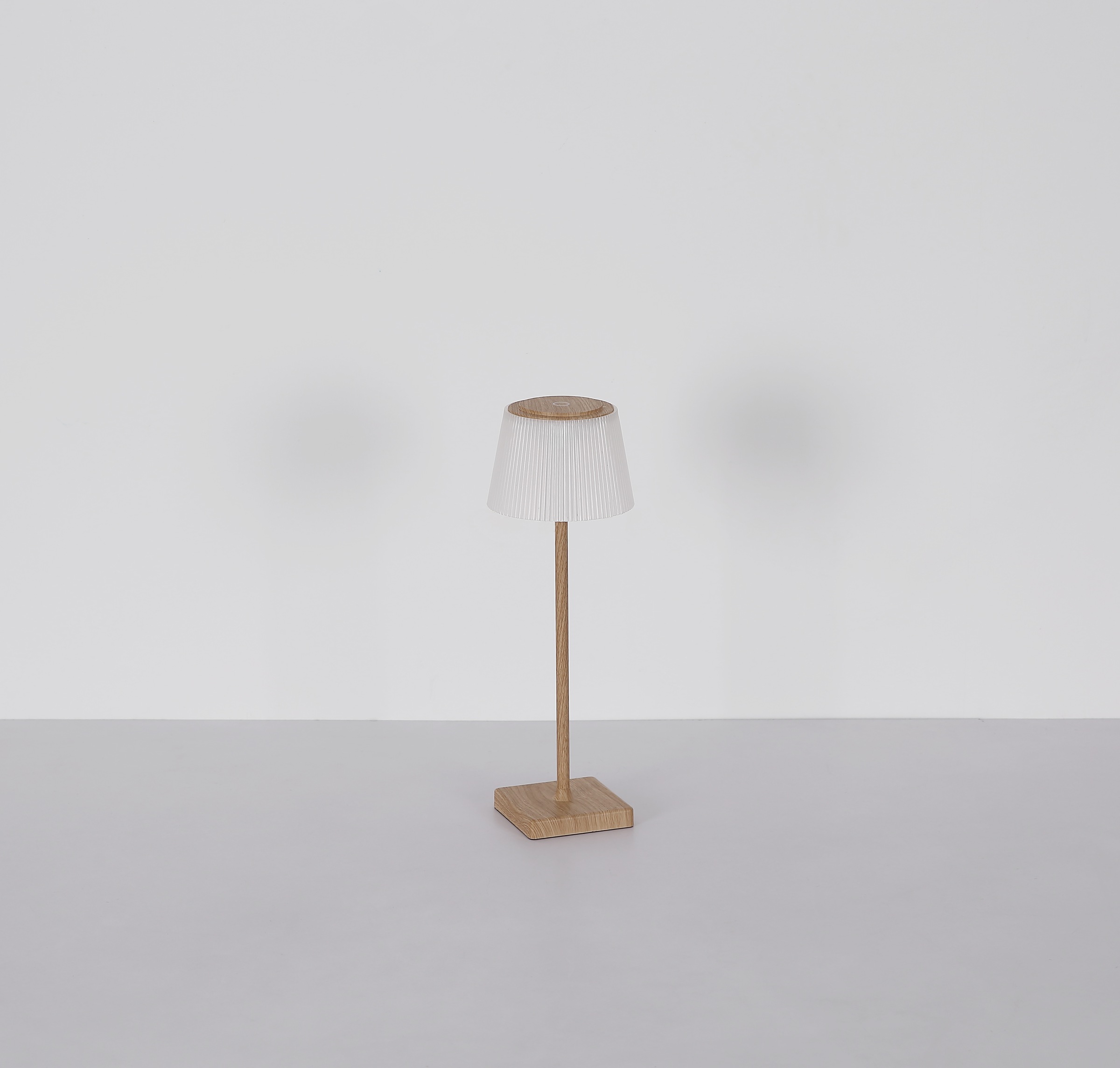 GLOBO LIGHTING LED Tischleuchte »GREGOIR«, Leuchtmittel LED-Modul | LED fest integriert, Tischlampe/Akku/IP44/Touch Ein/Aus/Touchdimmer/holzoptik