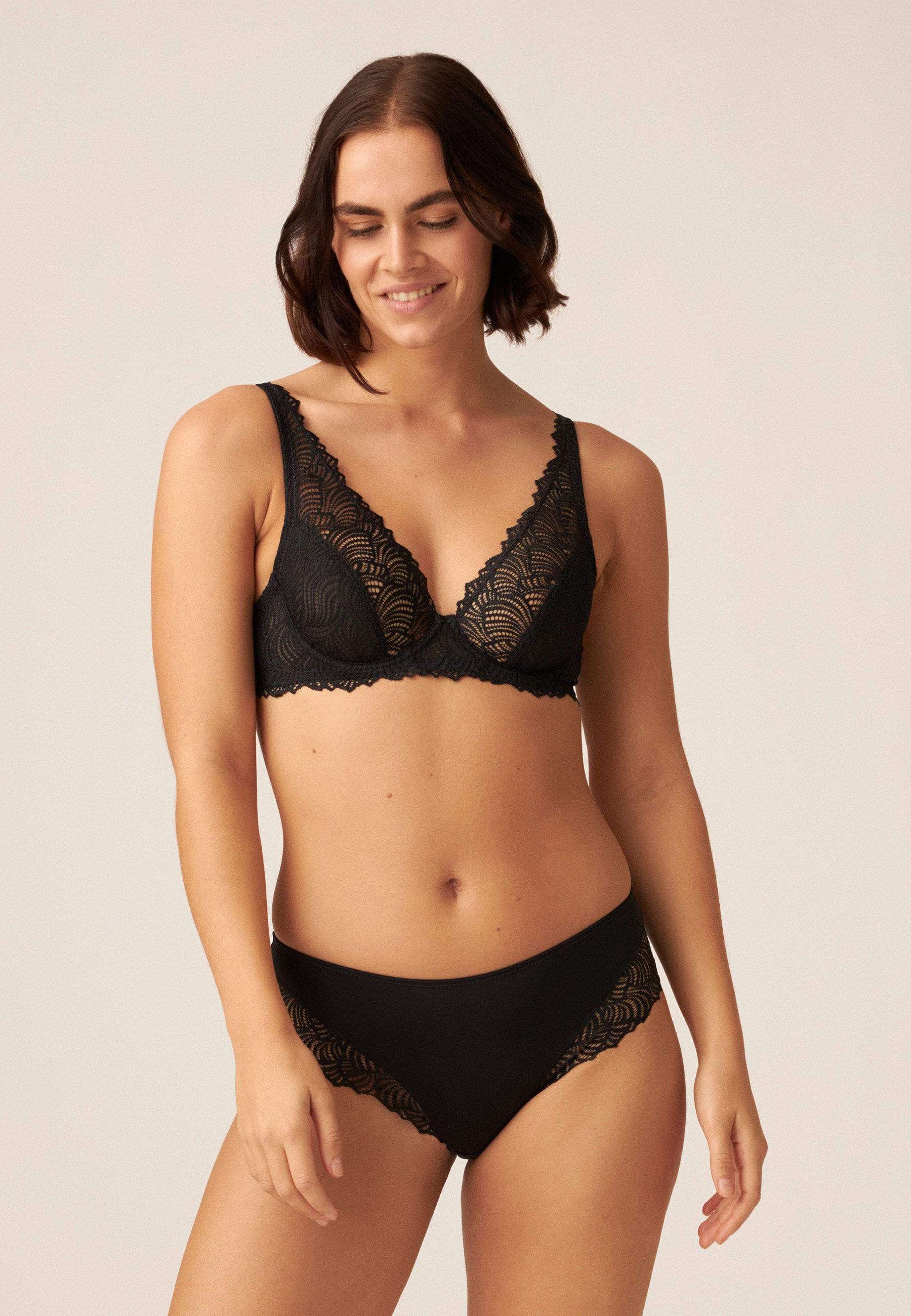 Naturana Bügel-BH "The Friday" 1 Stk. tlg., mit Bügel, mit Spitze, breite T günstig online kaufen