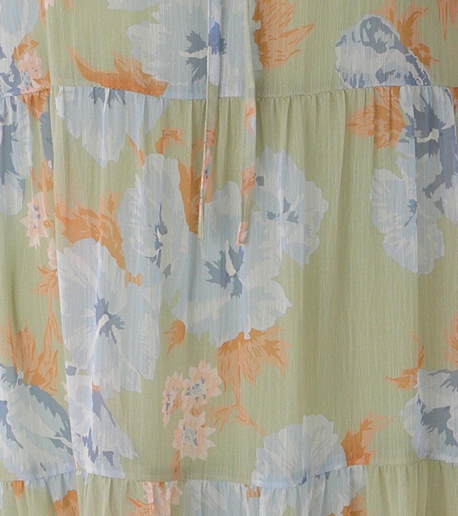 Aniston CASUAL Sommerkleid mit pastellfarbenen Blumendruck - NEUE KOLLEKTION