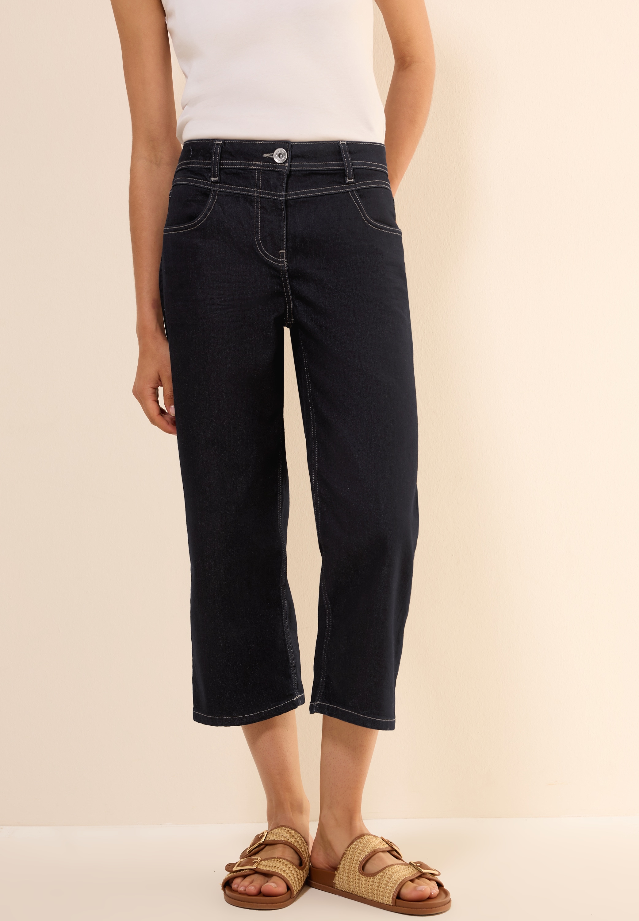 Cecil Loose-fit-Jeans, High Waist
