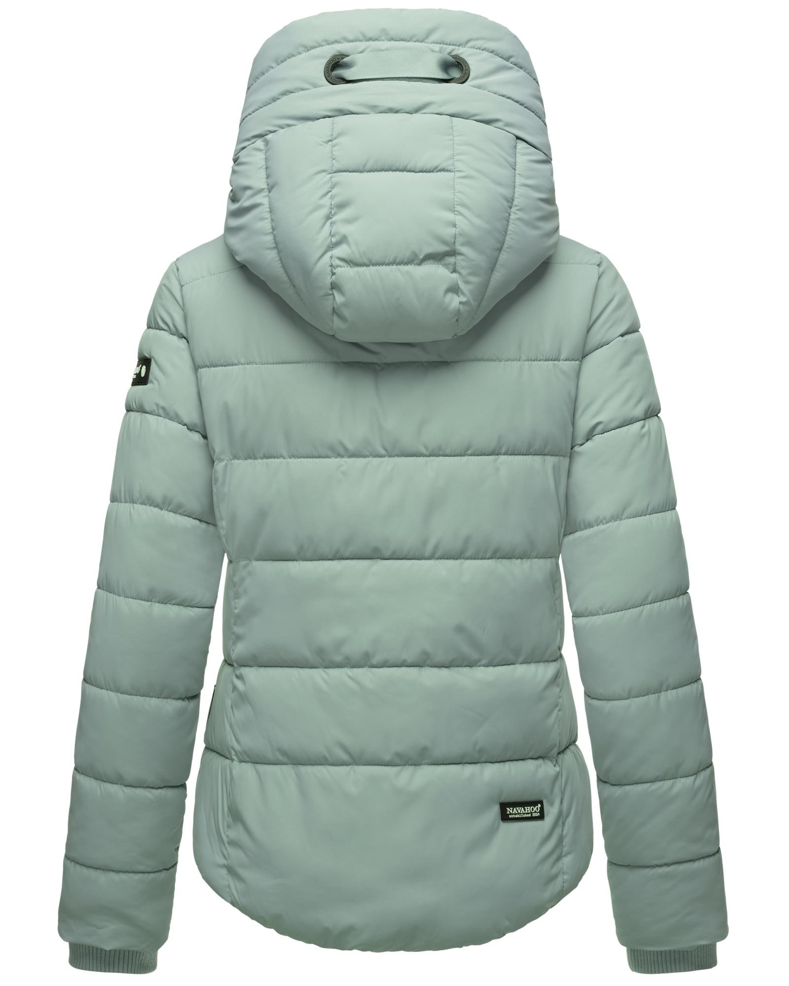Navahoo Steppjacke »Amayaa«, mit Kapuze, stylische Damen Winterjacke mit coolen Applikationen