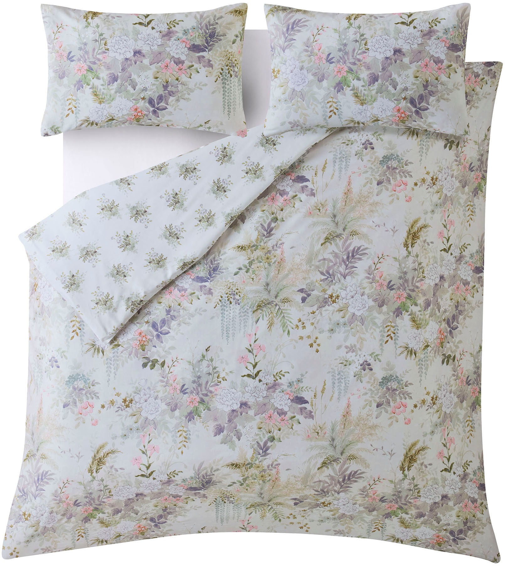 LAURA ASHLEY Wendebettwäsche "Linlithgow" 3 tlg. tlg. mit floralem Muster, günstig online kaufen