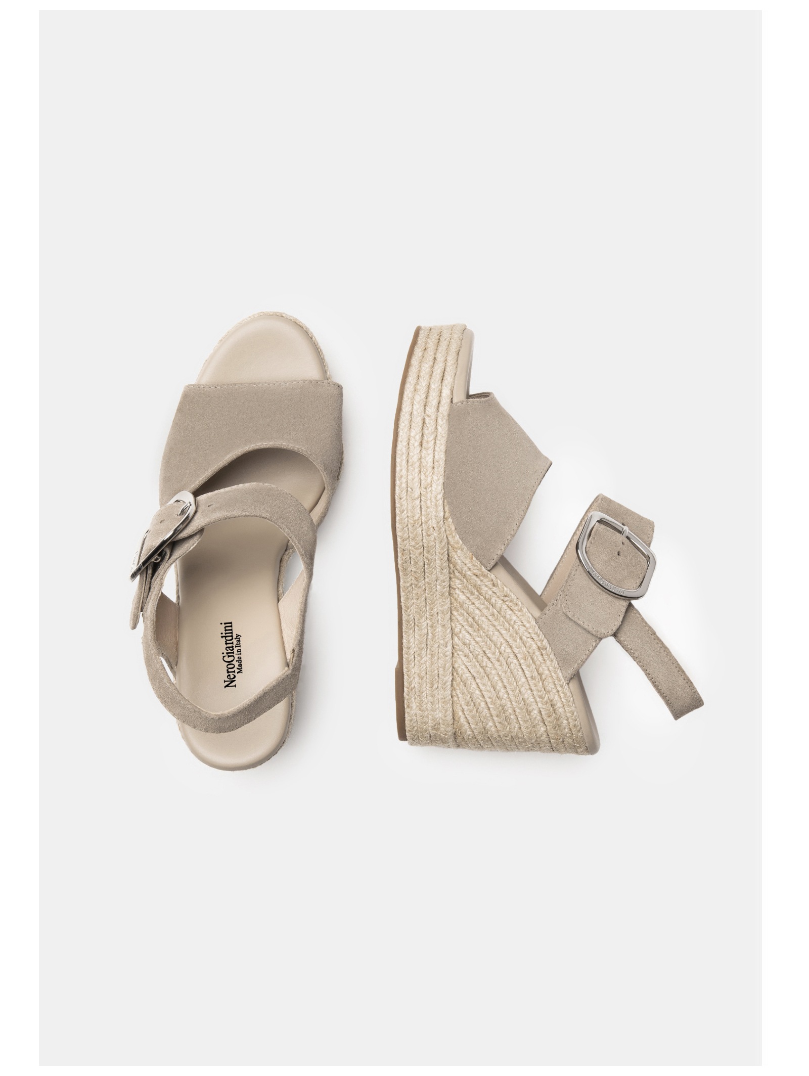 Nero Giardini Keilsandalette »Nero Giardini Sandalen Veloursleder«