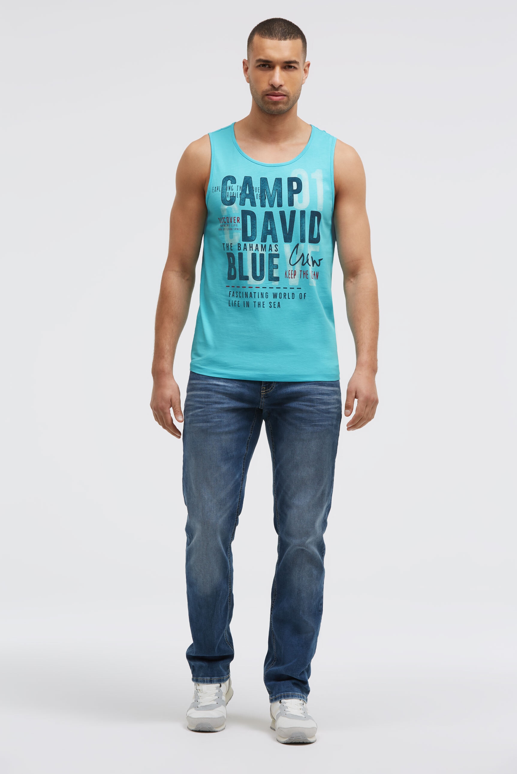 CAMP DAVID Tanktop aus Baumwolle
